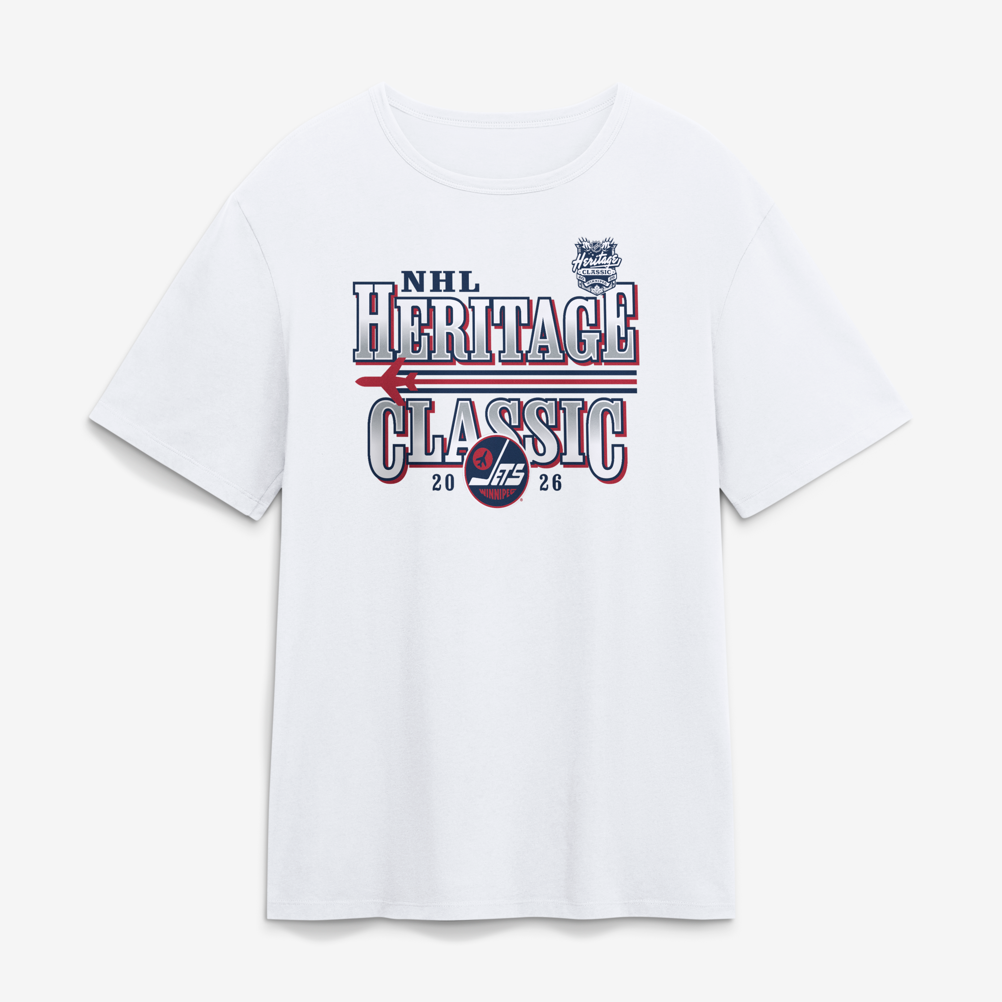 Men's White Winnipeg Jets 2026 NHL Heritage Classic Hometown T-Shirt