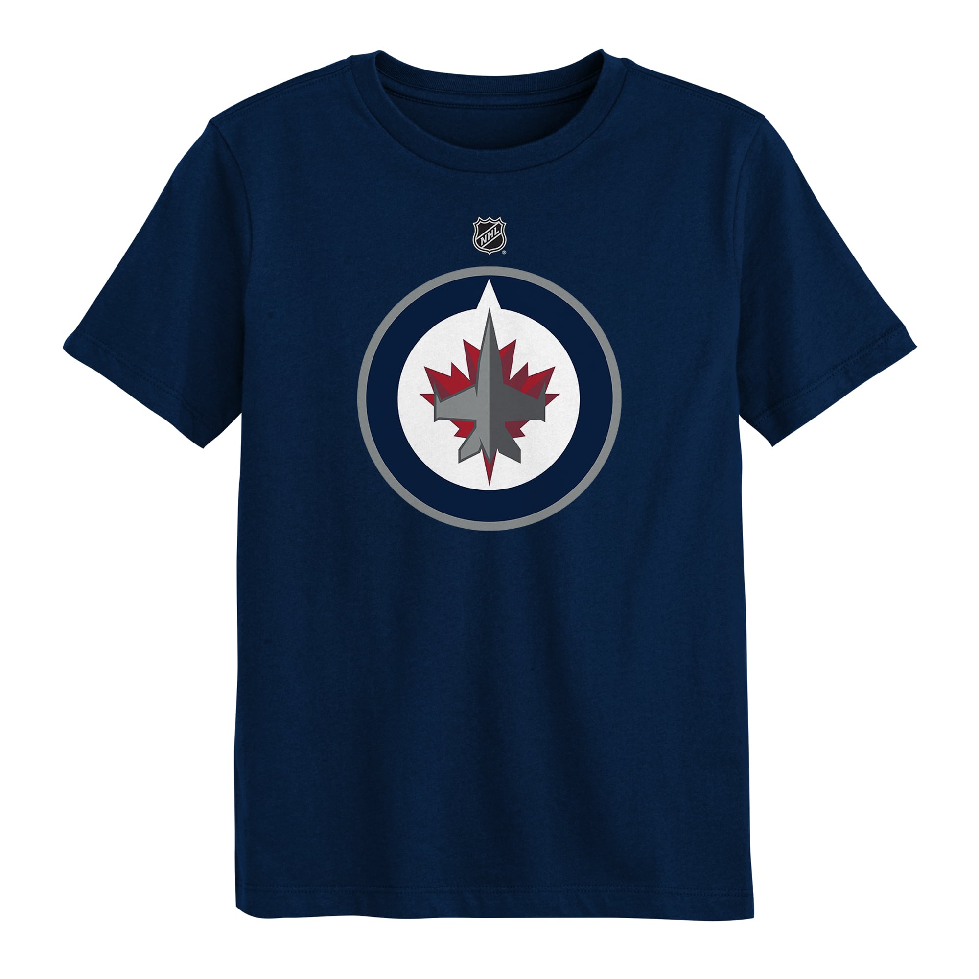 T-shirt préscolaire Outerstuff Navy Winnipeg Jets avec logo principal