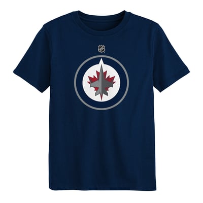 Preschool Winnipeg Jets Outerstuff Navy Primary Logo T-Shirt