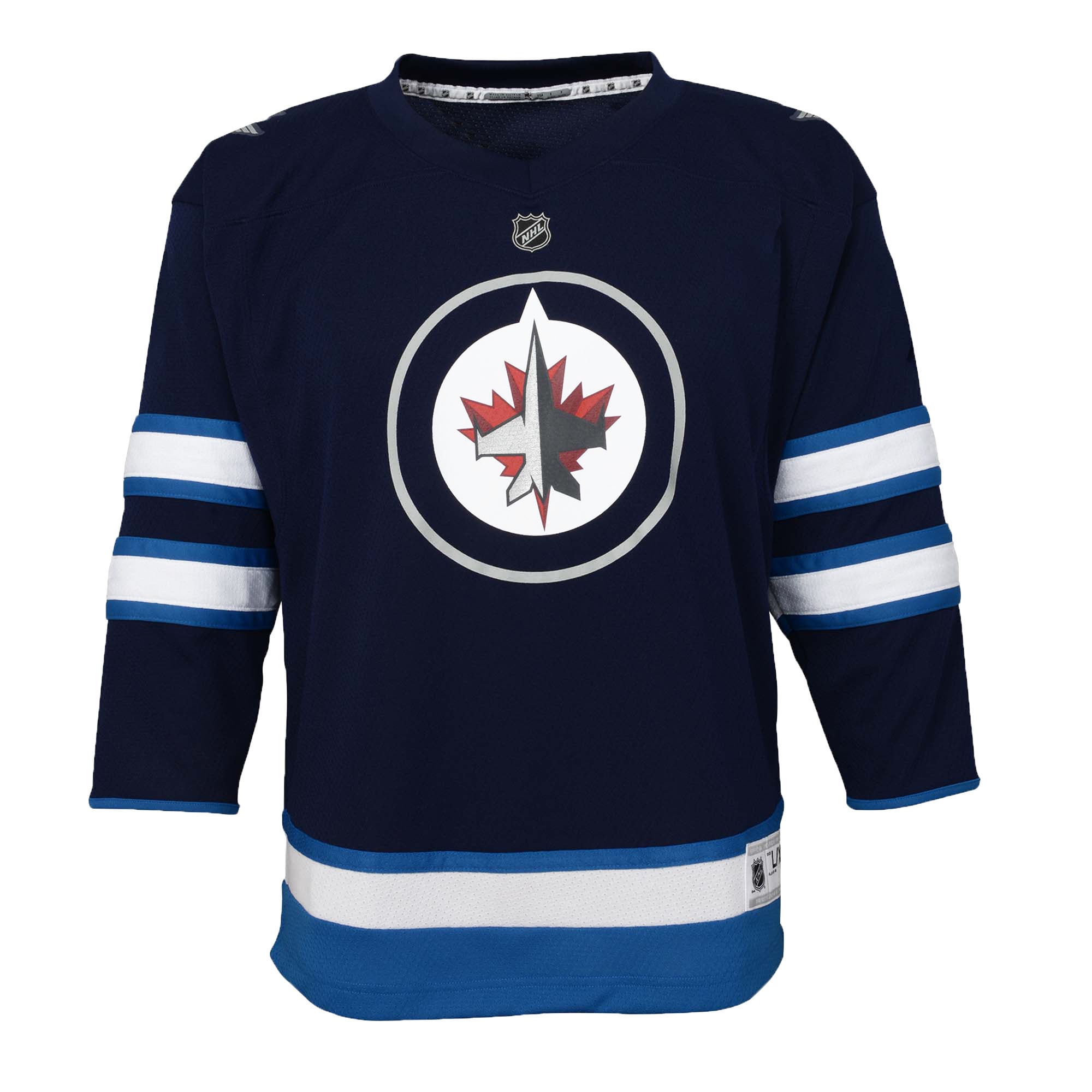 Jeunesse Marine Winnipeg Jets 2020/21 Domicile - Réplique de maillot personnalisé
