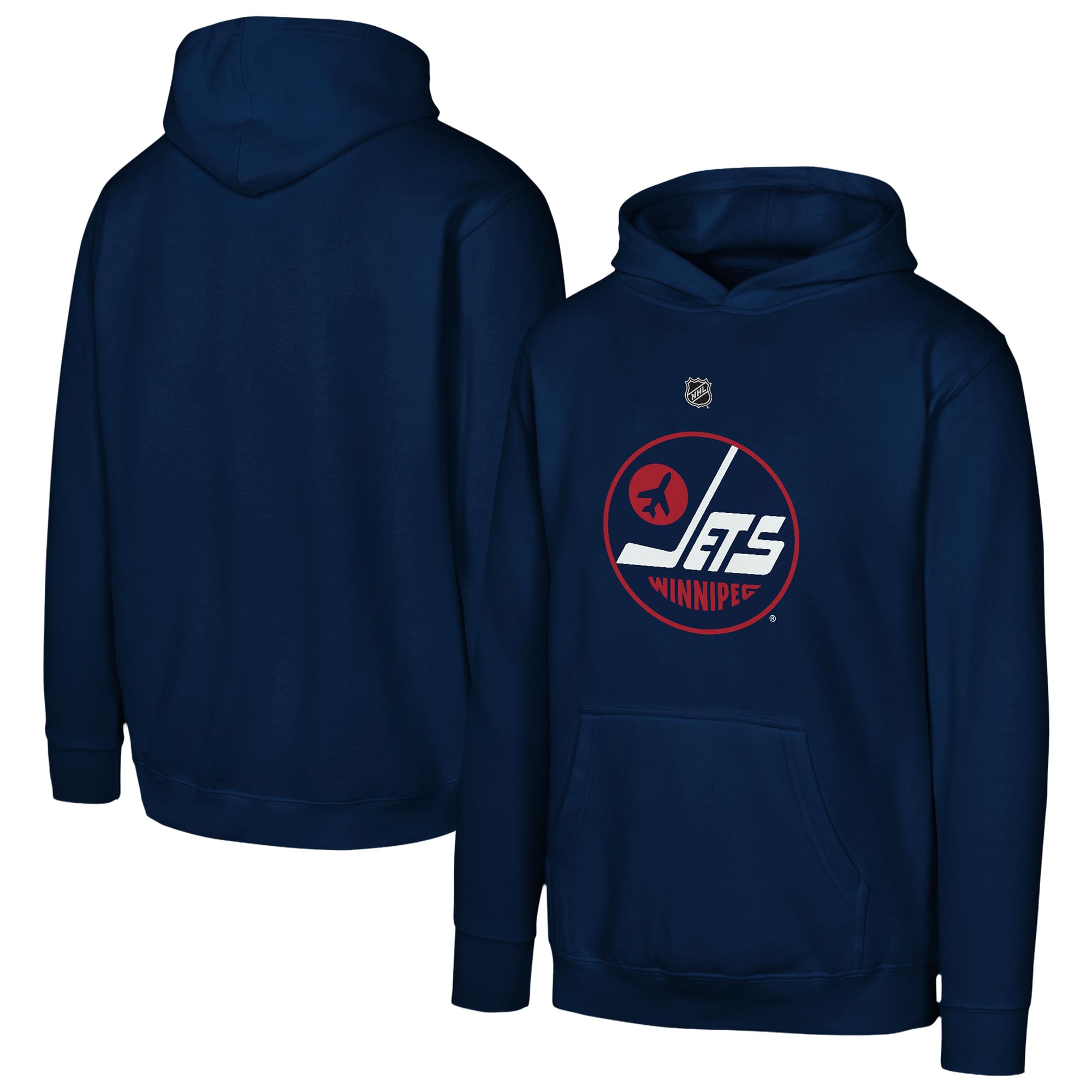Youth Outerstuff  Navy Winnipeg Jets 2026 NHL Heritage Classic Fleece Hoodie