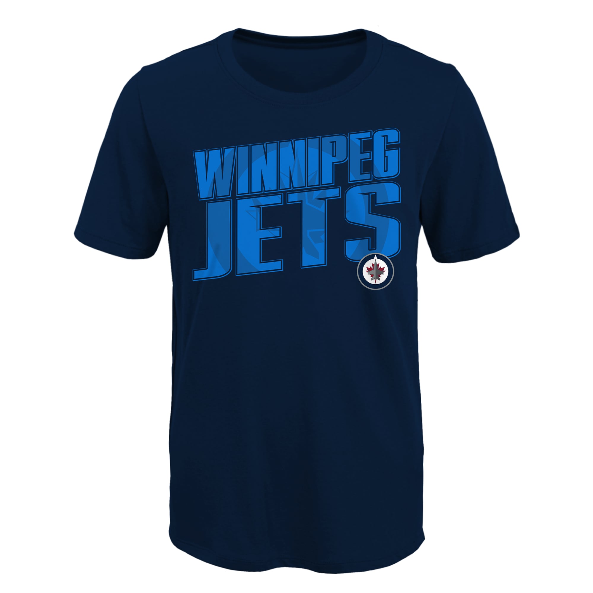 T-shirt Outerstuff bleu marine Winnipeg Jets pour jeunes