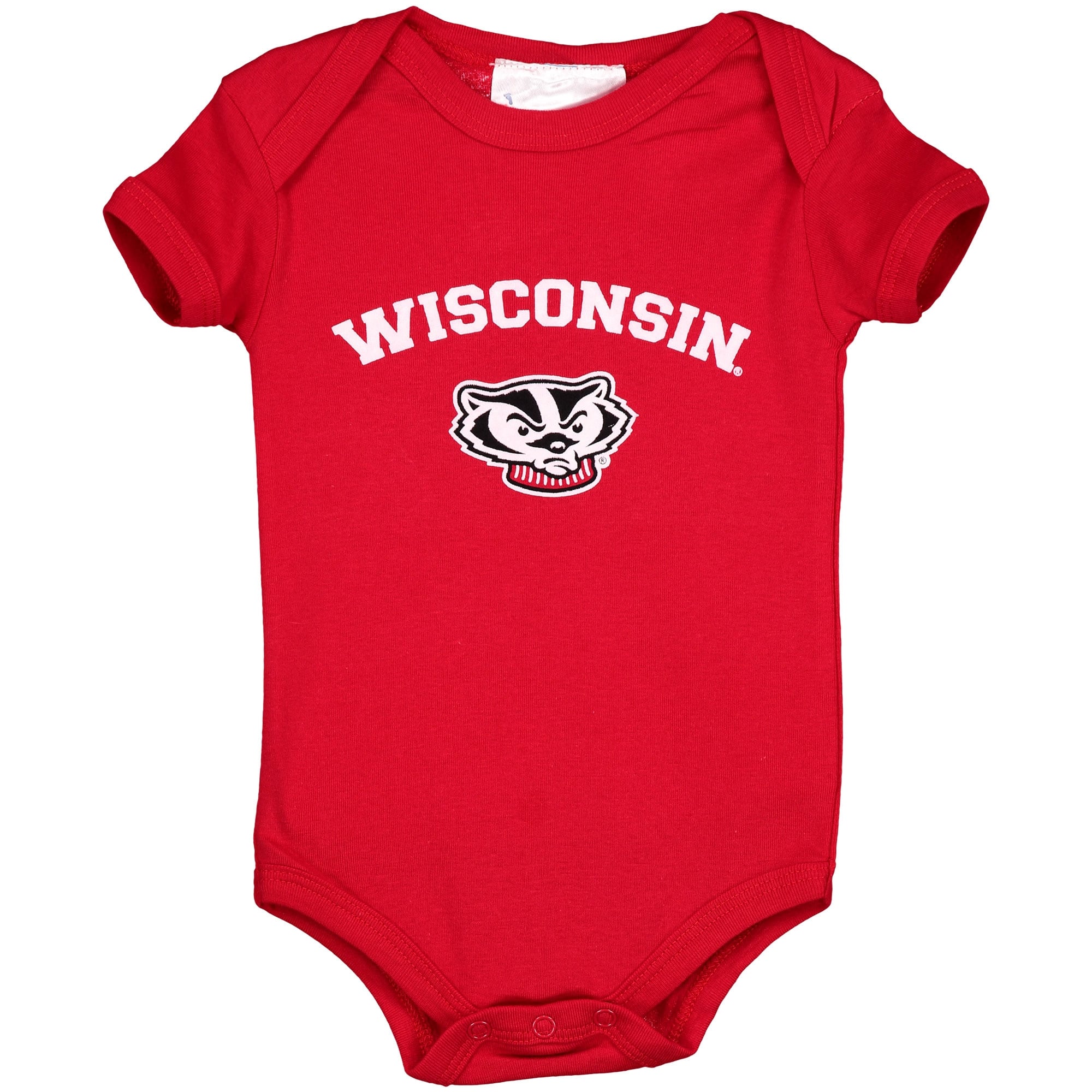 Body bébé rouge Wisconsin Badgers Arch & Logo