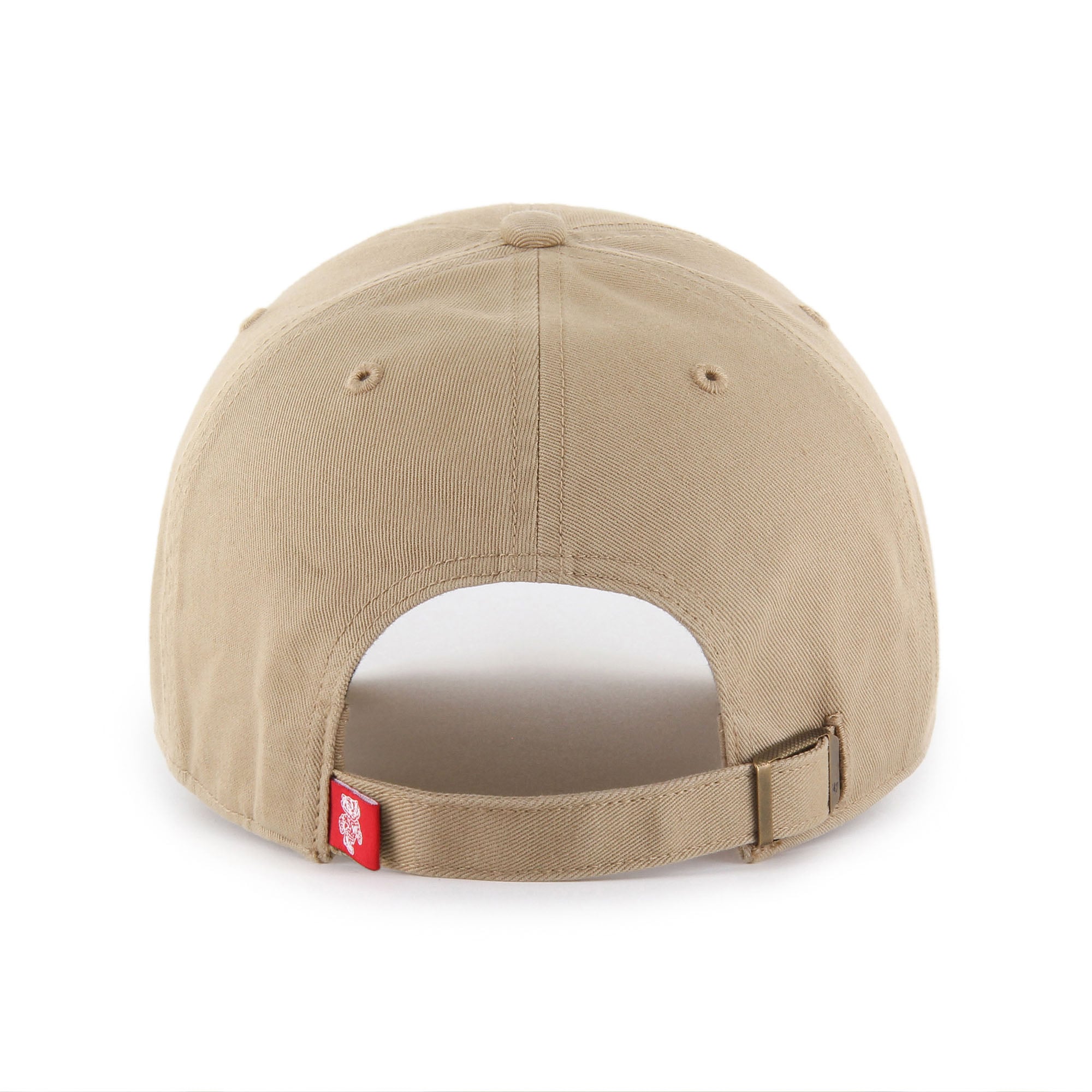 Men's '47 Khaki Wisconsin Badgers Vault Clean Up Adjustable Hat
