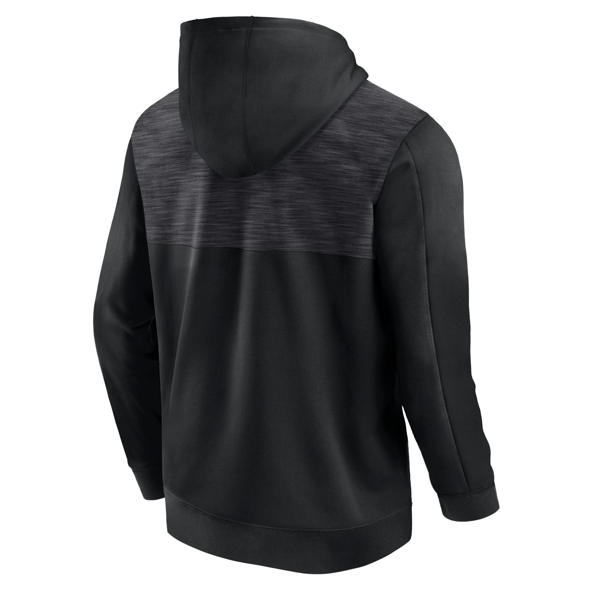Men's Fanatics Black Wisconsin Badgers Power Index Full-Zip Hoodie