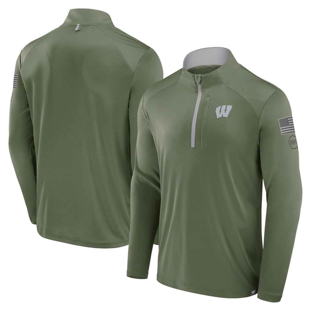 Men's Fanatics Olive Wisconsin Badgers OHT Military Appreciation ...