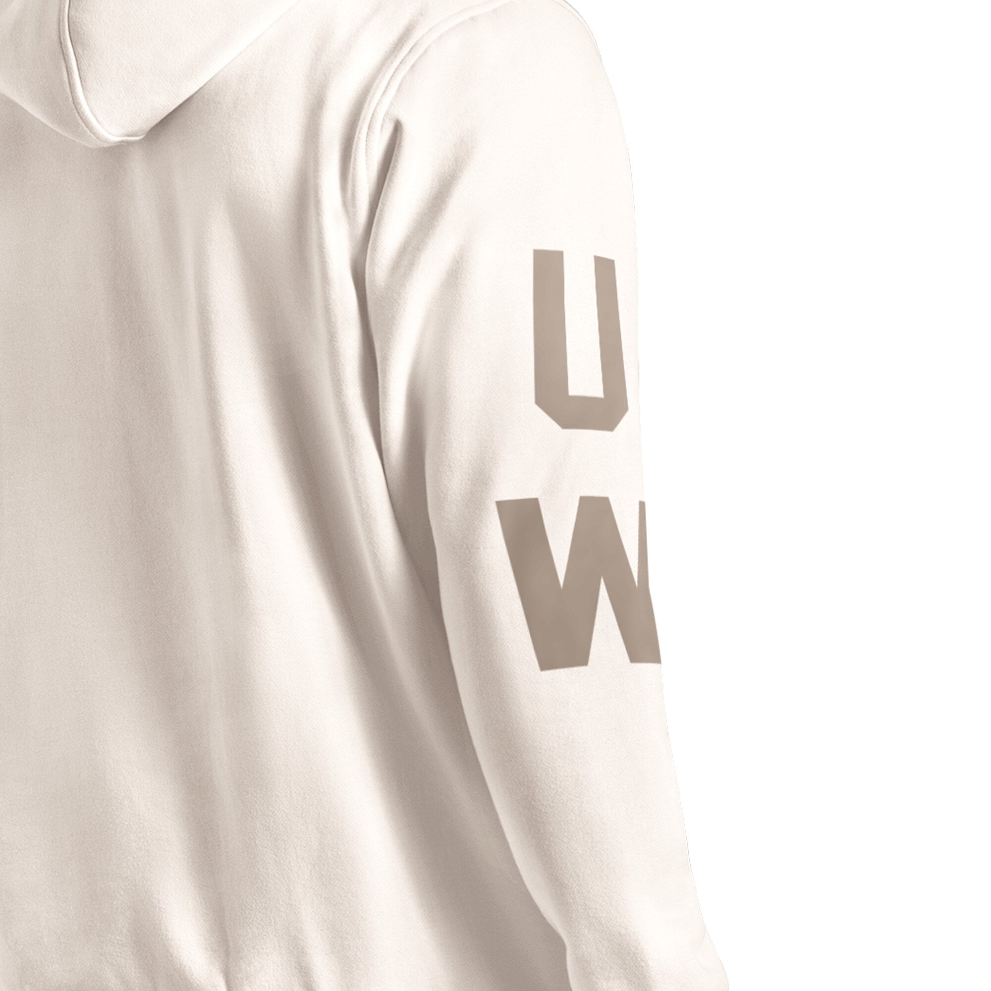 Sweat à capuche Starter Cream pour homme, inspiré des vestiaires Wisconsin Badgers