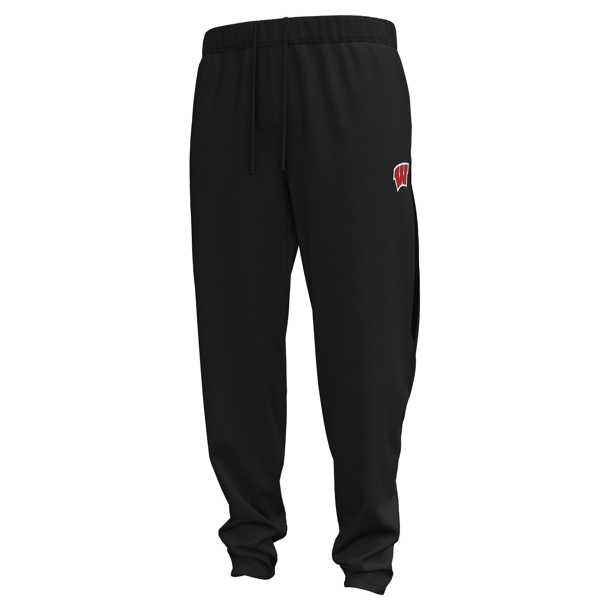 Men's Under Armour Black Wisconsin Badgers 2026 Sideline Unstoppable Fleece Pants
