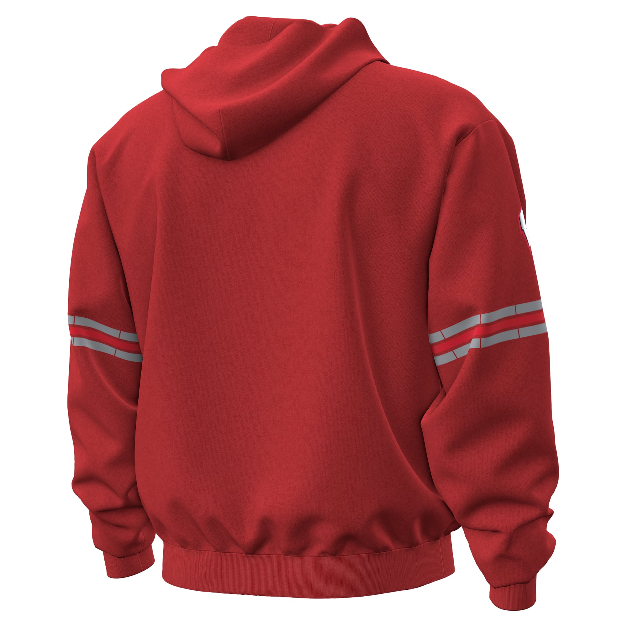 Men's Under Armour Red Wisconsin Badgers 2026 Lambeau Field Collection Icon Taped Hoodie