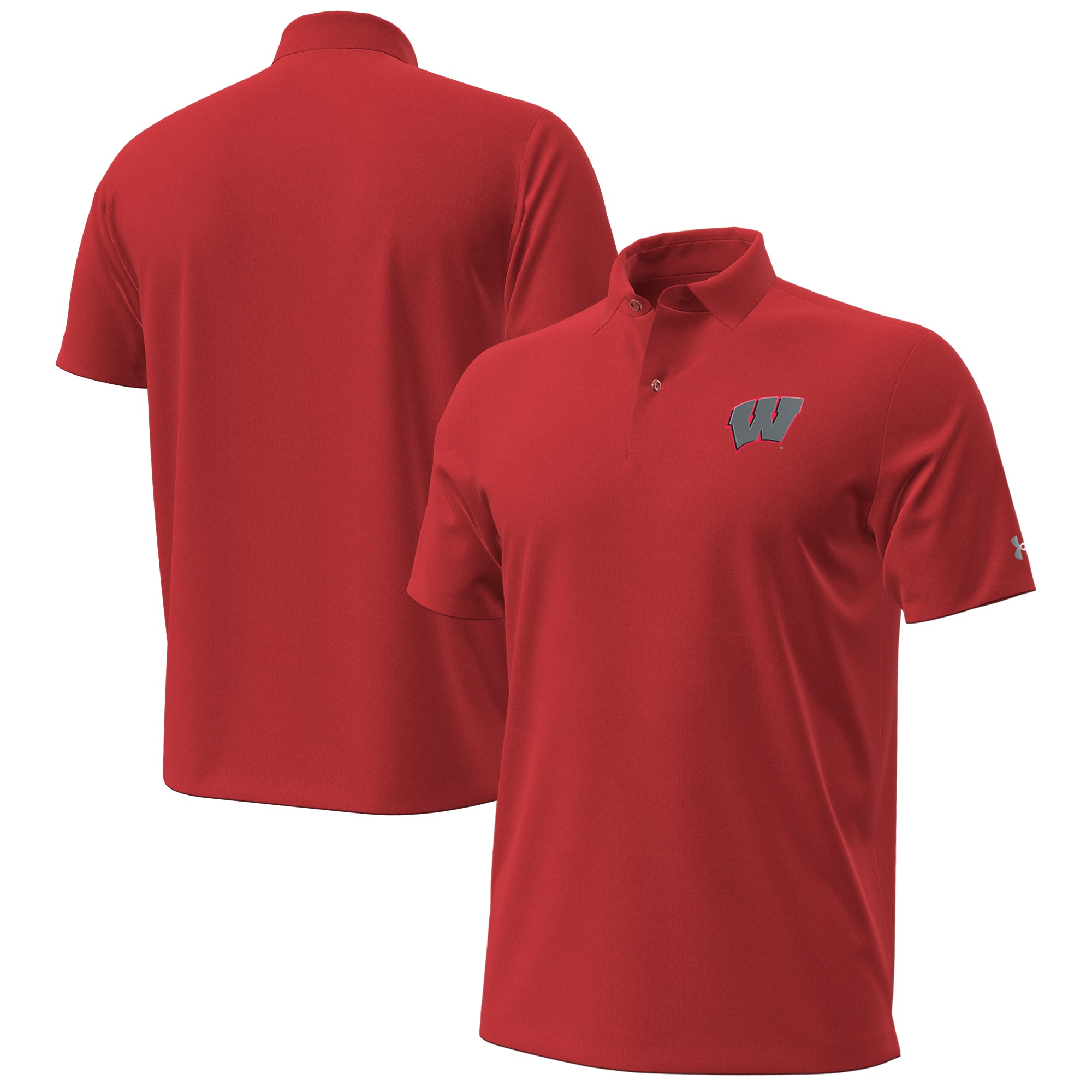 Men's Under Armour Wisconsin Badgers 2026 Lambeau Field Collection Playoff Performance Polo