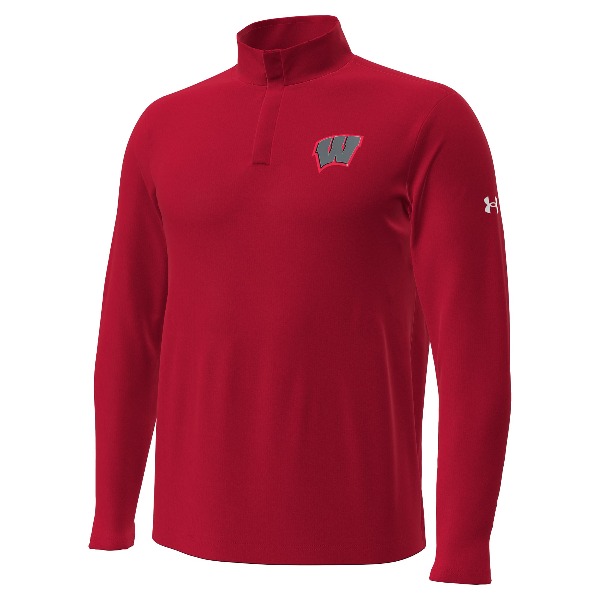 Men's Under Armour Wisconsin Badgers 2026 Lambeau Field Collection Playoff Performance Quarter-Zip Top