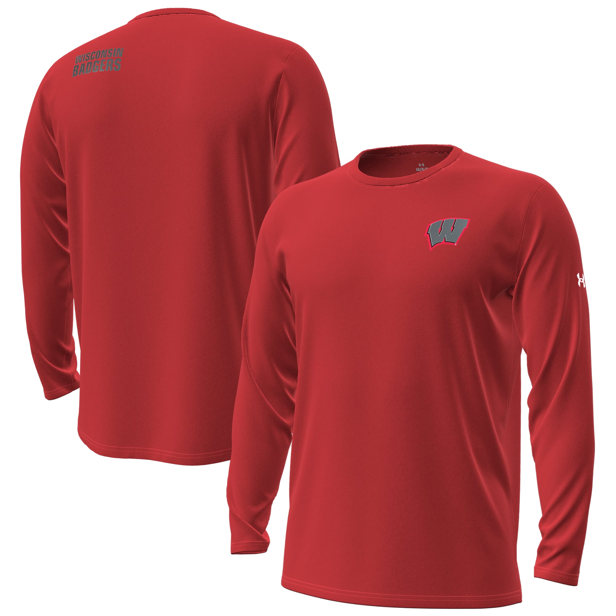 Men's Under Armour Wisconsin Badgers 2026 Lambeau Field Collection Vanish Long Sleeve T-Shirt