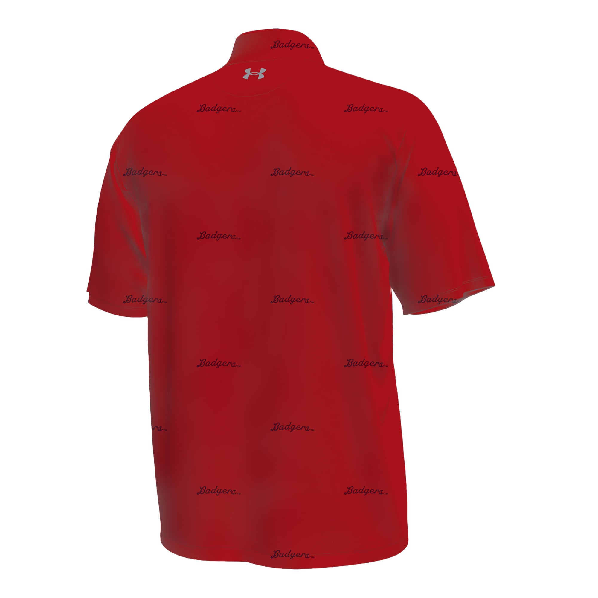 Chemise boutonnée Under Armour rouge Wisconsin Badgers Gameday Armourfuse pour homme