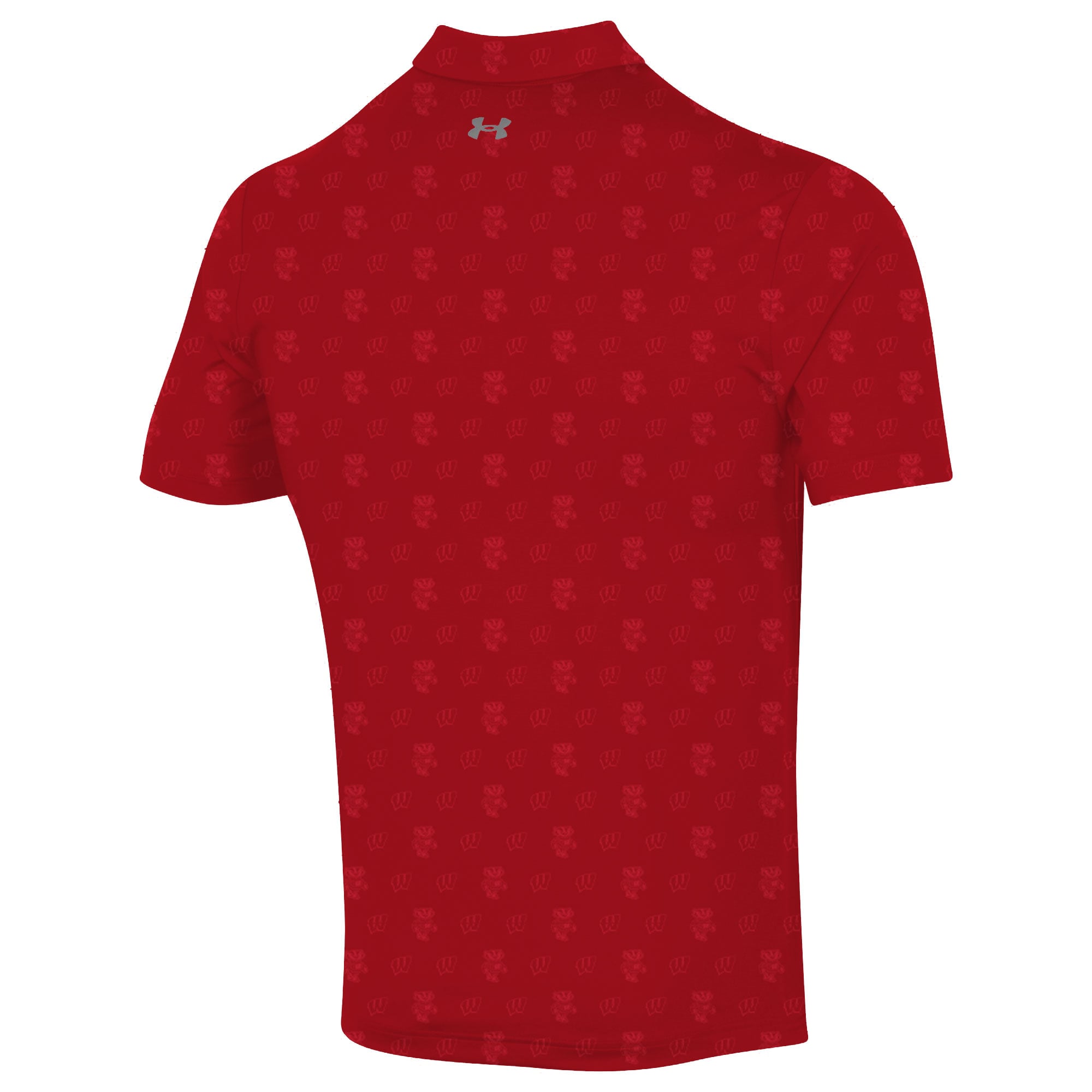 Men's Under Armour Wisconsin Badgers Gameday Armourfuse Polo