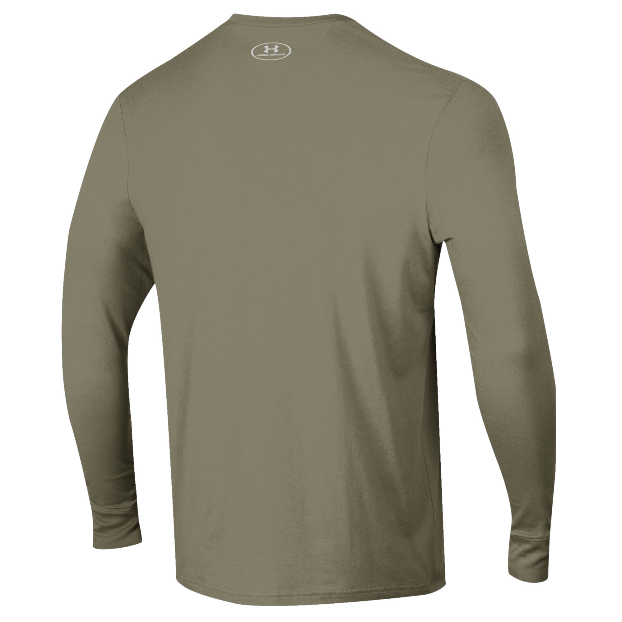 T-shirt à manches longues Under Armour pour homme, couleur beige, Wisconsin Badgers, collection Freedom 2026