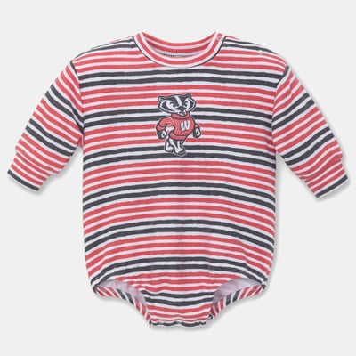 Wisconsin Badgers ZooZatz Newborn & Infant Cozy Fleece Bodysuit - Red
