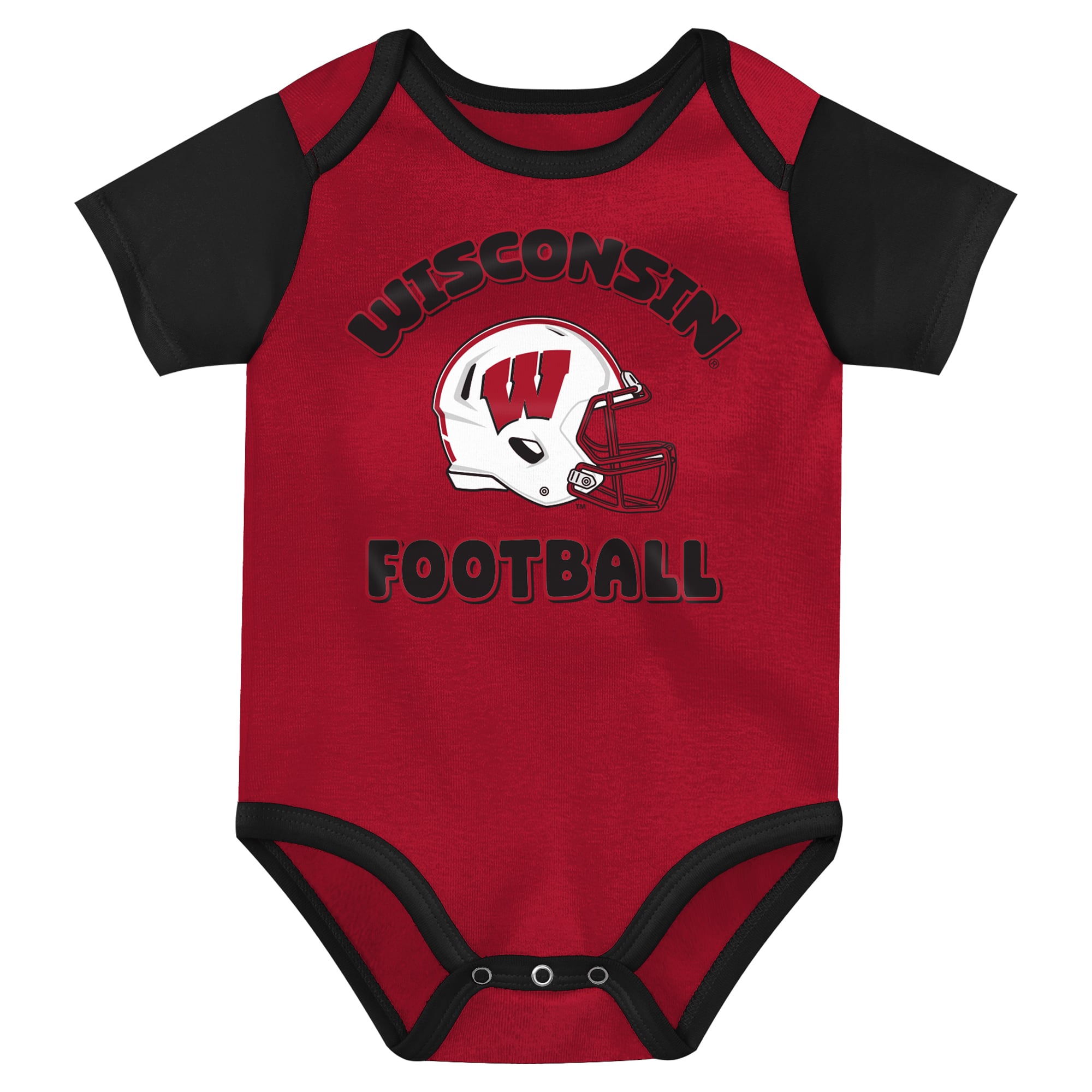Newborn Outerstuff Red Wisconsin Badgers Star Player Three-Piece Bodysuit Set