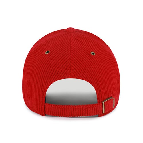 Casquette unisexe ajustable en velours côtelé rouge Wisconsin Badgers '47 Accordia MVP