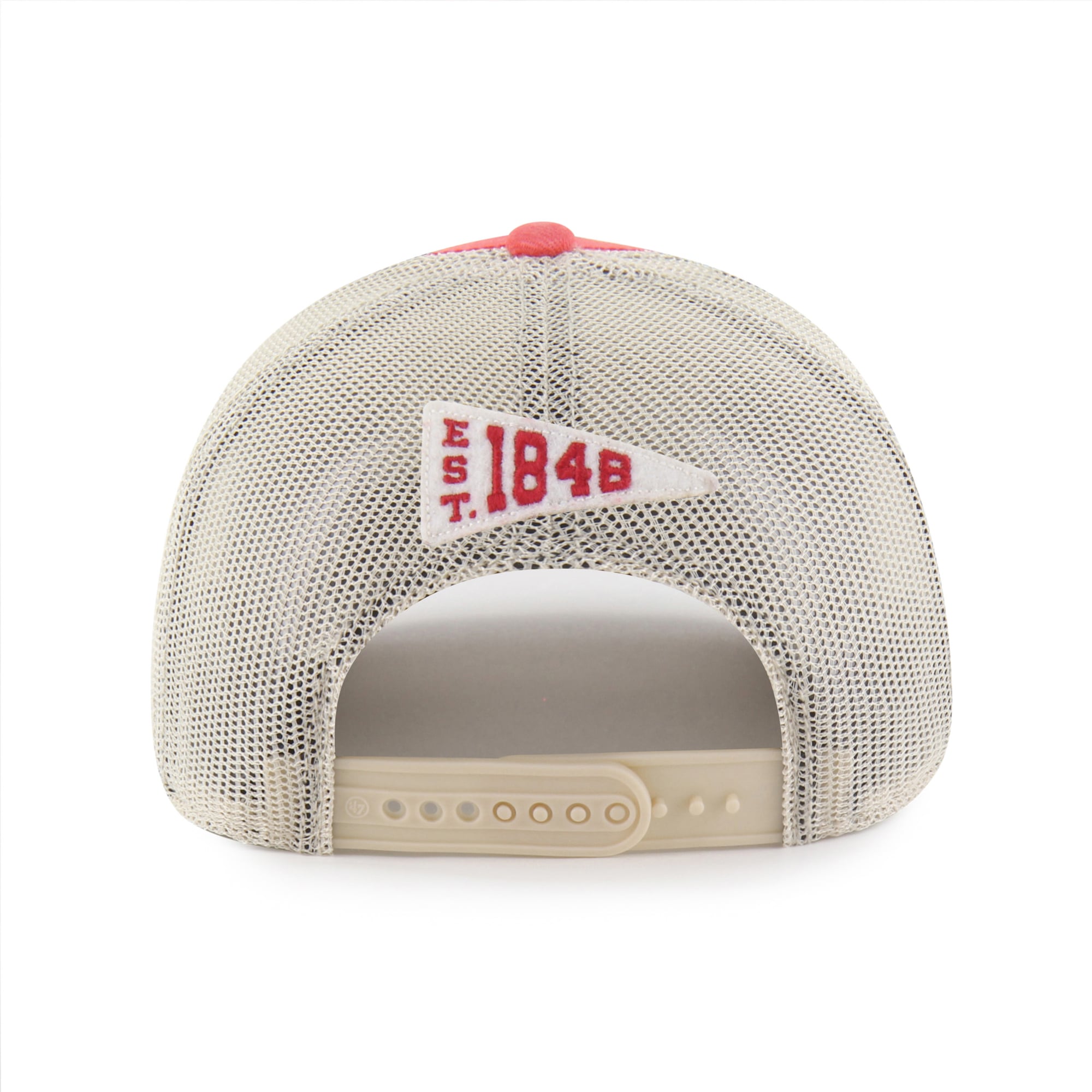 Unisex '47 Red Wisconsin Badgers Egremont Well-Worn Adjustable Trucker Hat