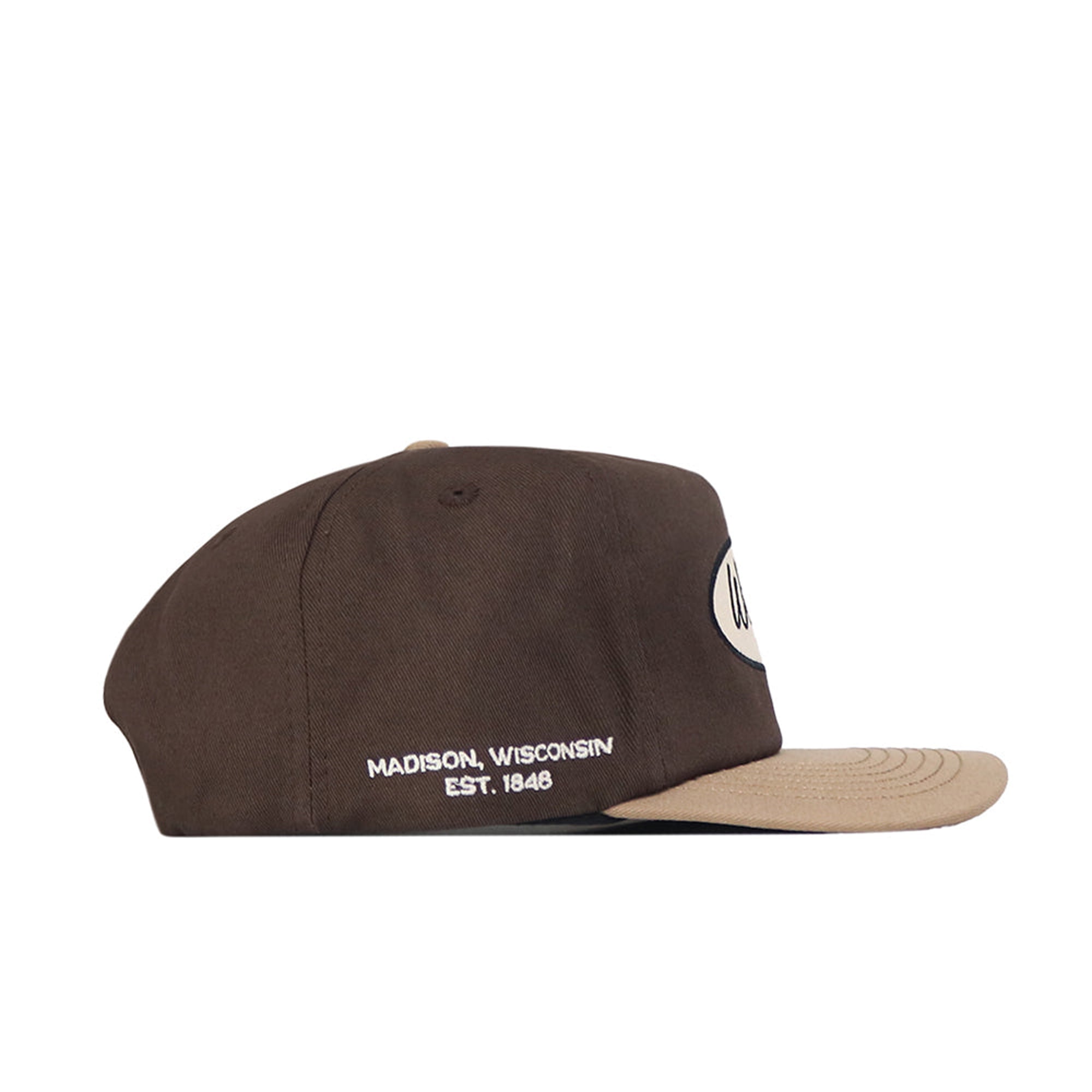 Casquette unisexe No Rivals marron Wisconsin Badgers neutre, écusson ajustable
