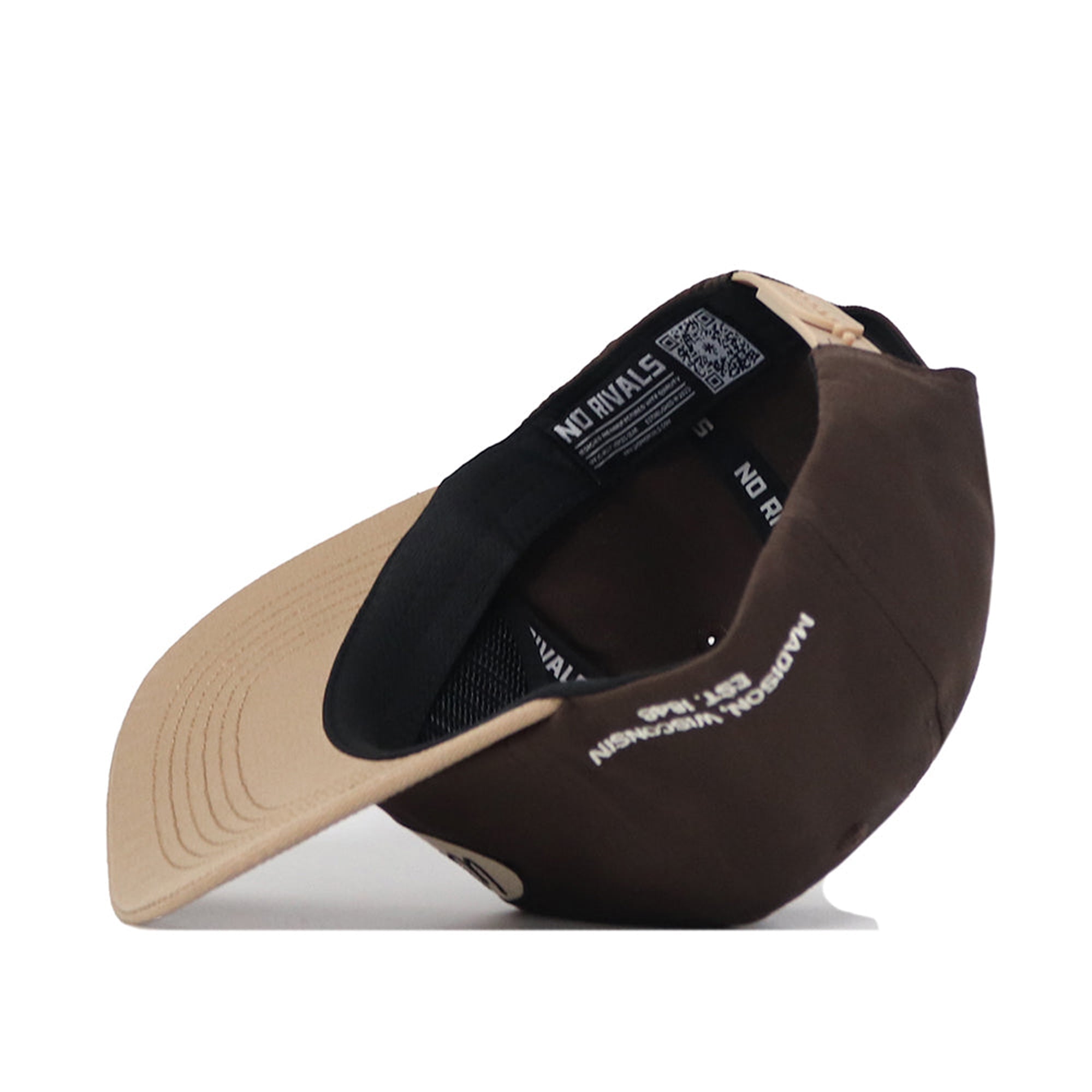 Casquette unisexe No Rivals marron Wisconsin Badgers neutre, écusson ajustable