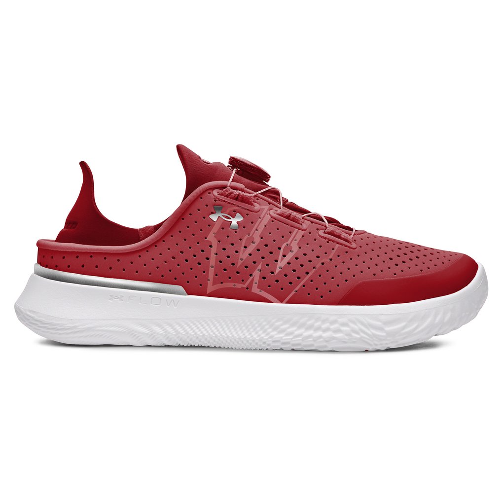 Unisex Under Armour Red Wisconsin Badgers SlipSpeed Running  display picture 3
