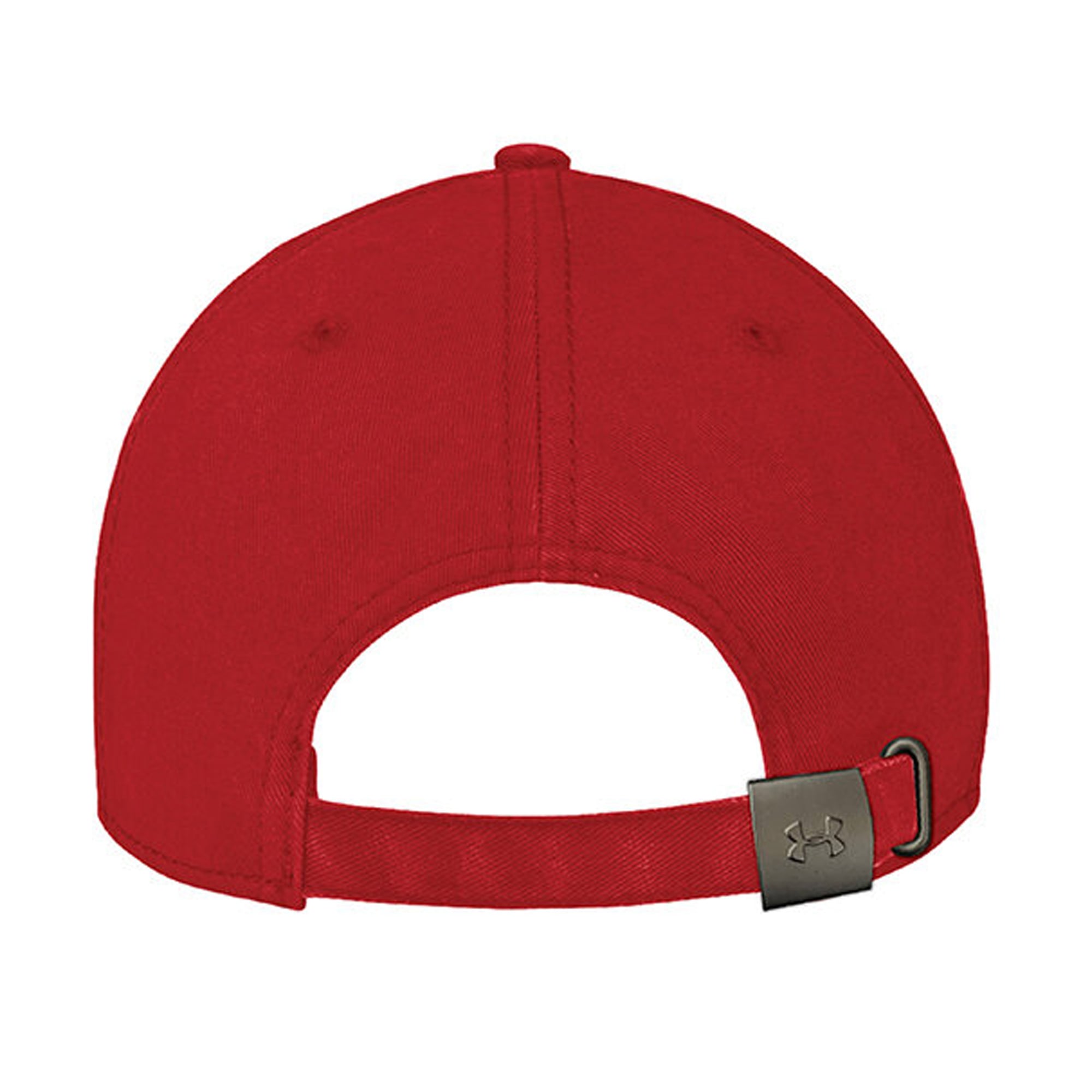 Casquette unisexe Under Armour rouge Wisconsin Badgers en coton lavé Iso-Chill ajustable