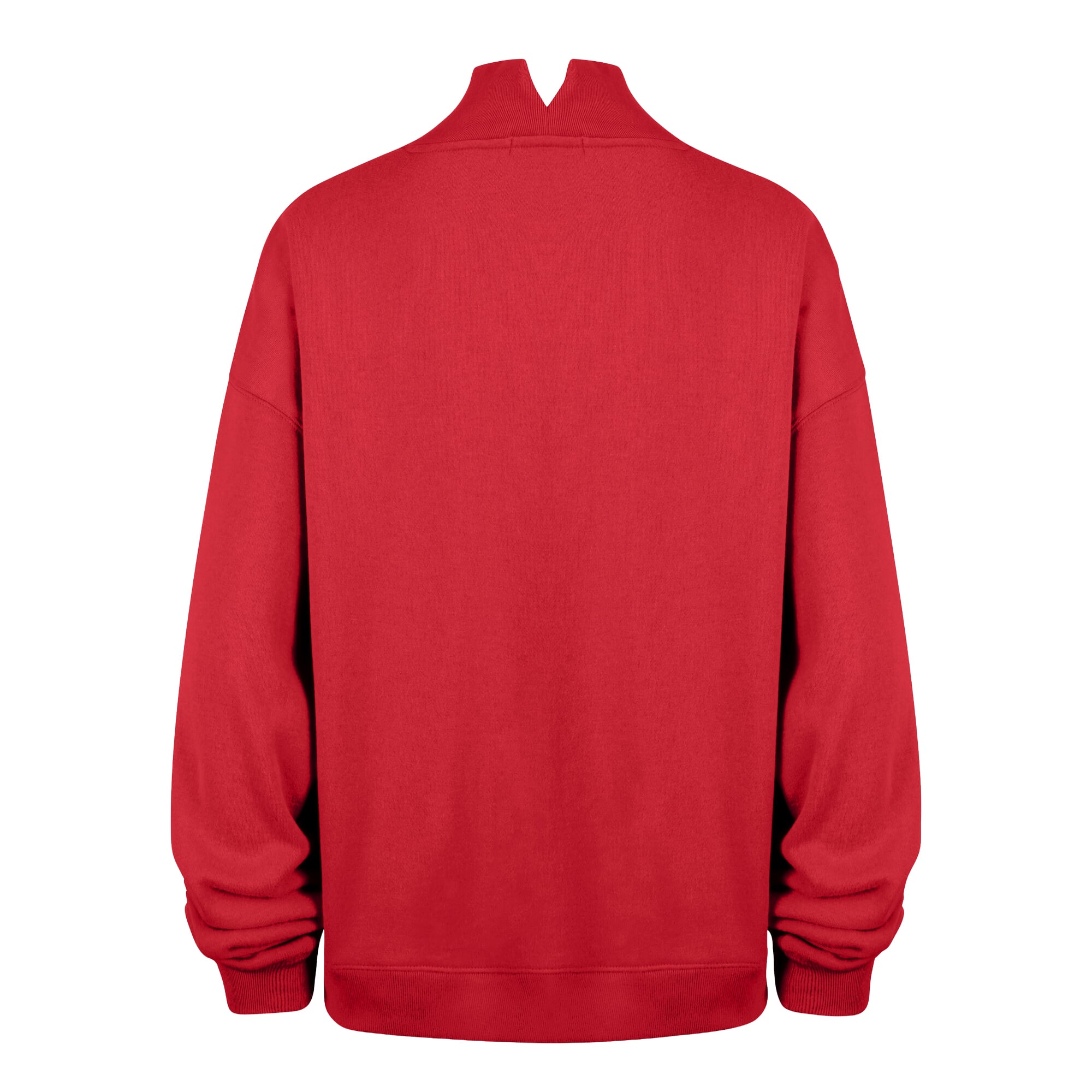 Sweat-shirt à col montant rouge Wisconsin Badgers '47 pour femmes