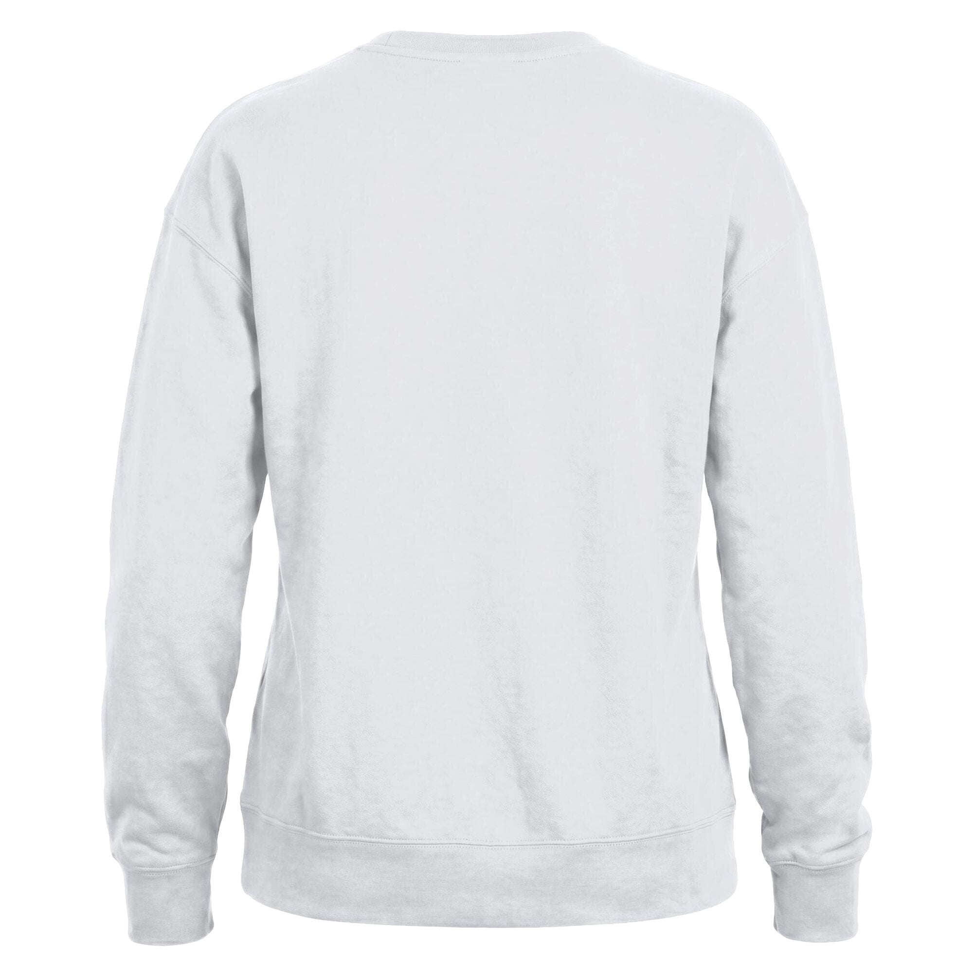 Women's Champion White Wisconsin Badgers Teddy Bear Fleece Sweatshirt
