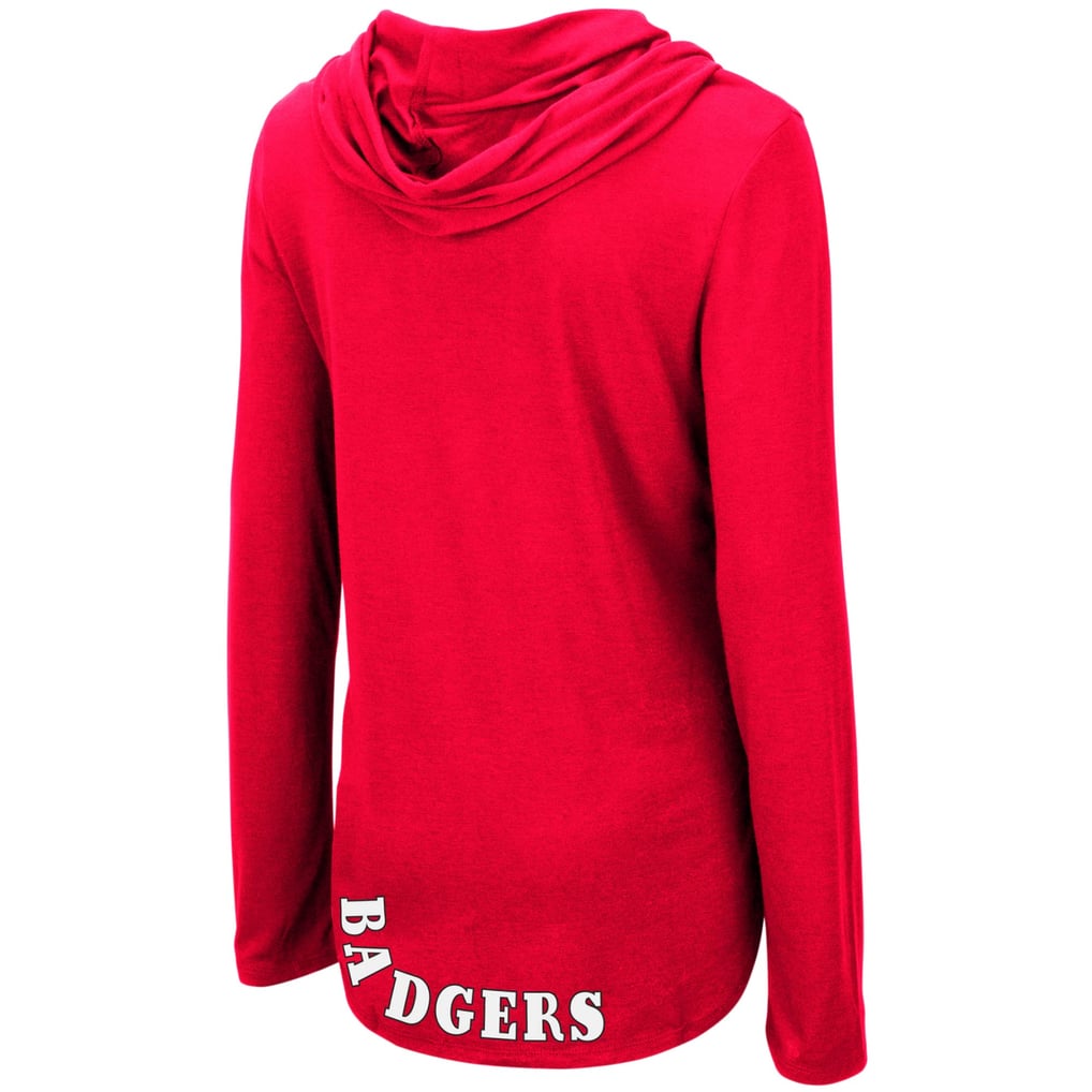 Women's Colosseum Red Wisconsin Badgers My Lover Lightweight Hooded ...