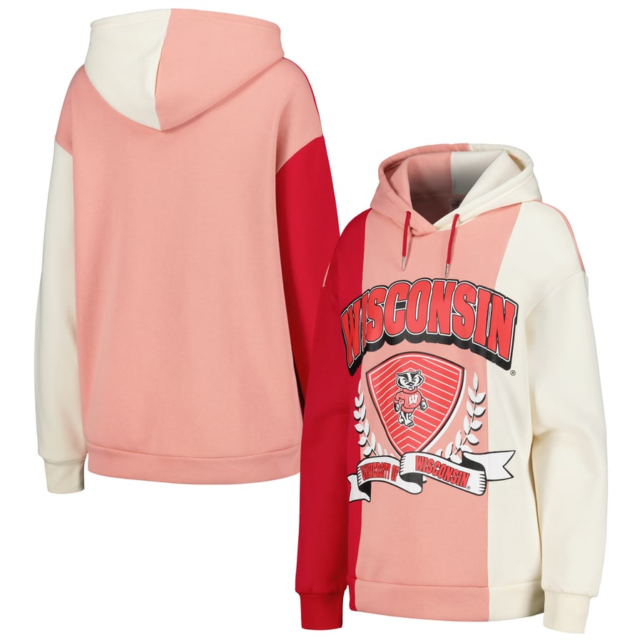 Badger Colorblock Women's Gameday Couture Red Wisconsin Badgers Hall of Fame Colorblock ...