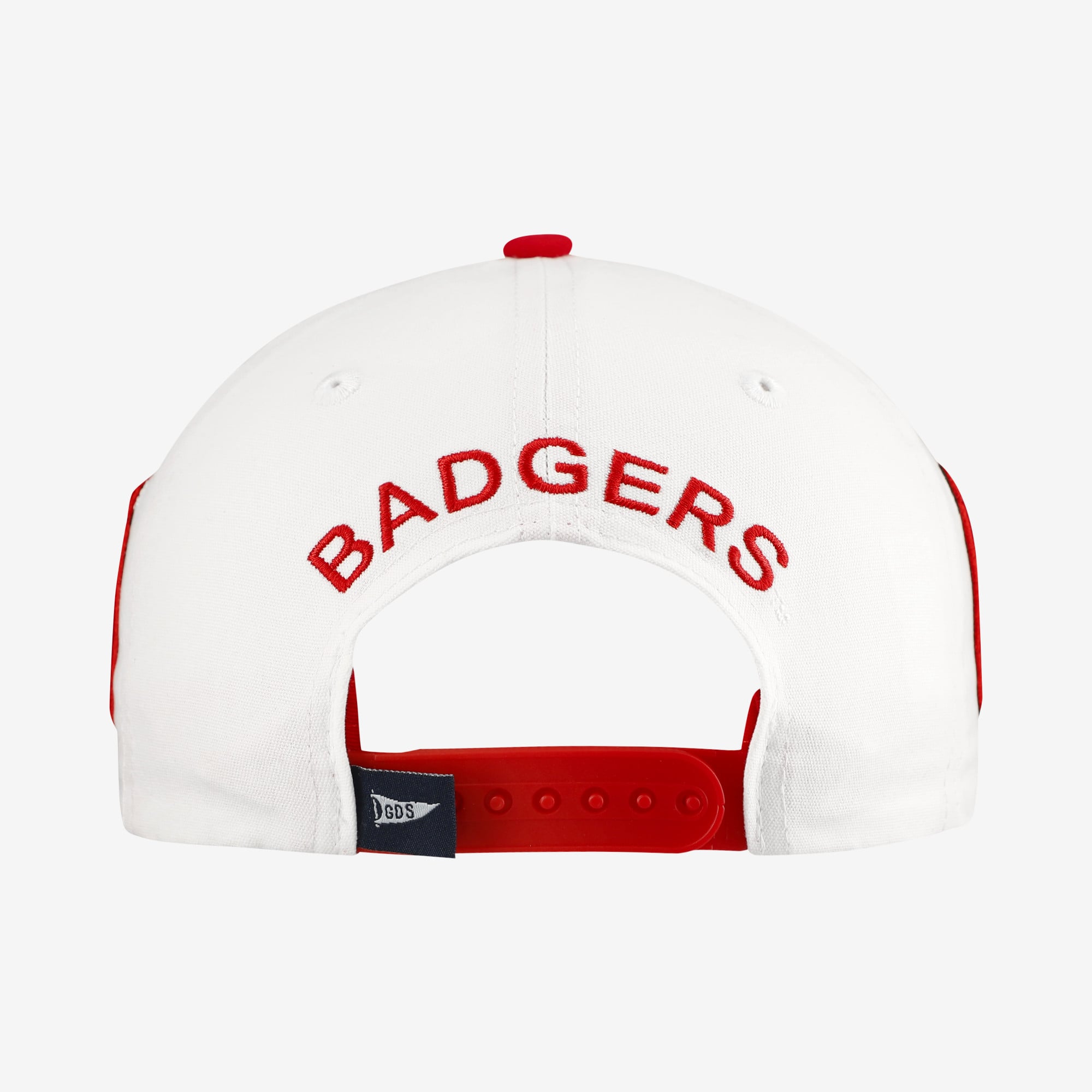 Women's Gameday Social White/Red Wisconsin Badgers Five-Panel Rope Away Adjustable Hat
