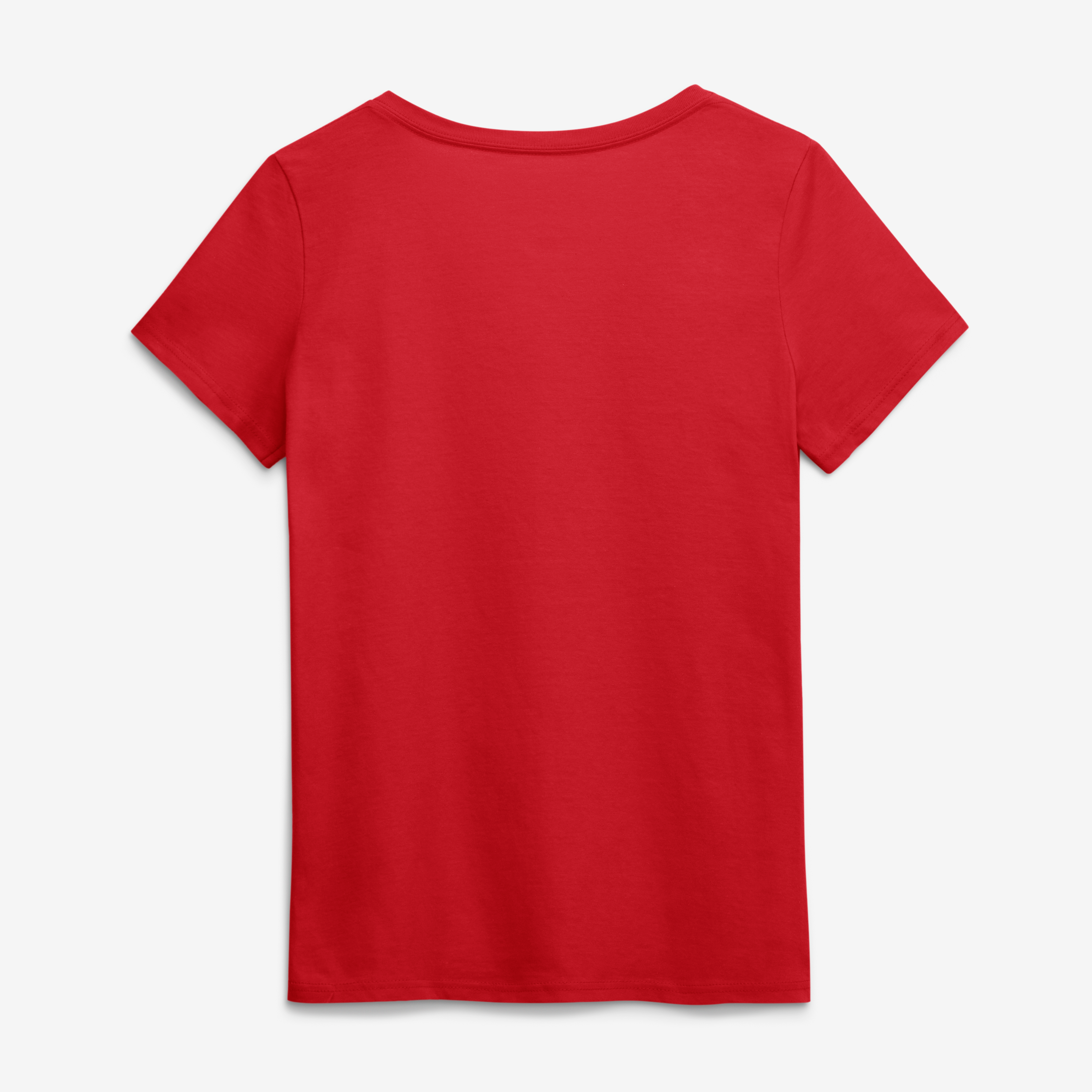 Women's Logo Athletic Red Wisconsin Badgers Team V-Neck T-Shirt
