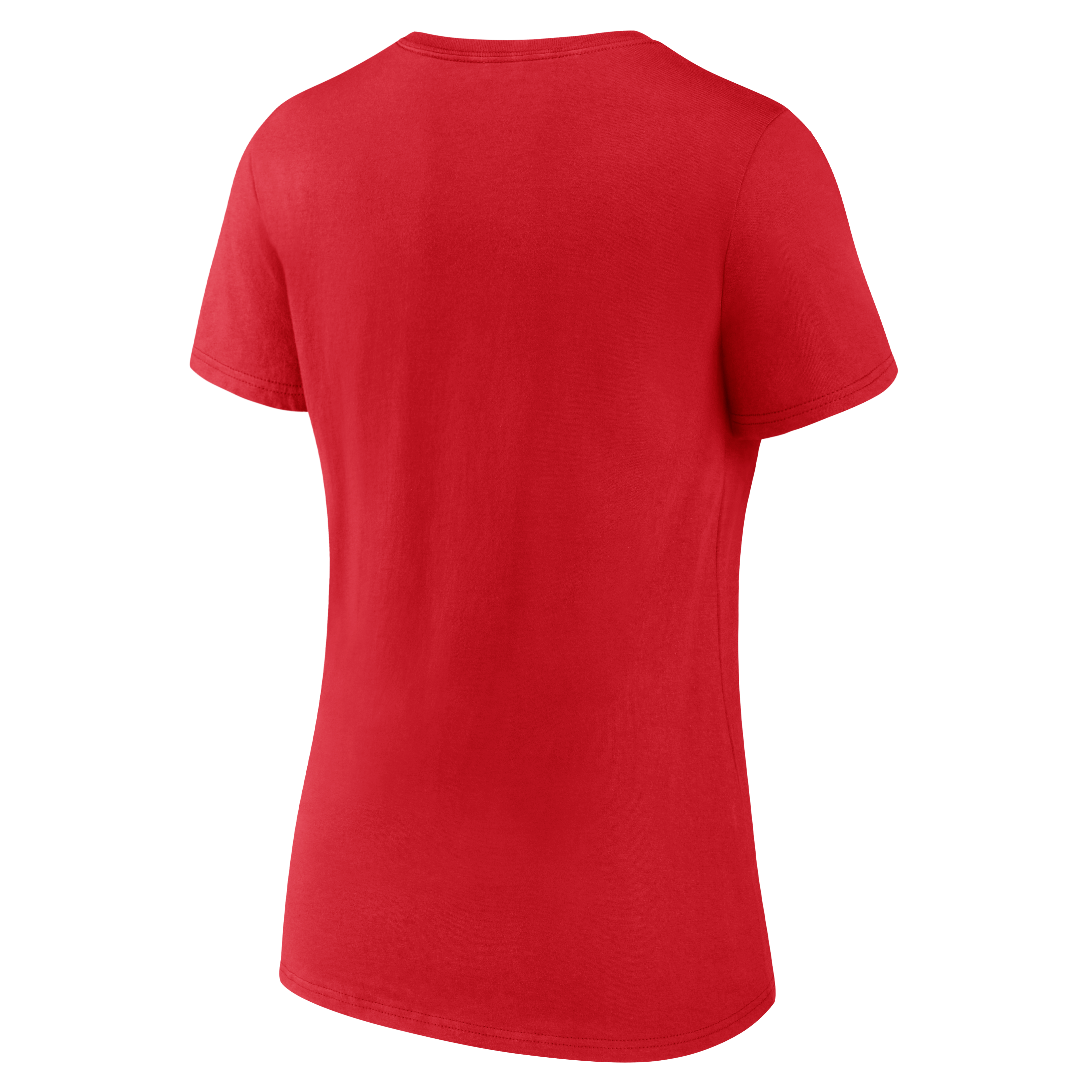 Women's Logo Athletic Red Wisconsin Badgers Team V-Neck T-Shirt