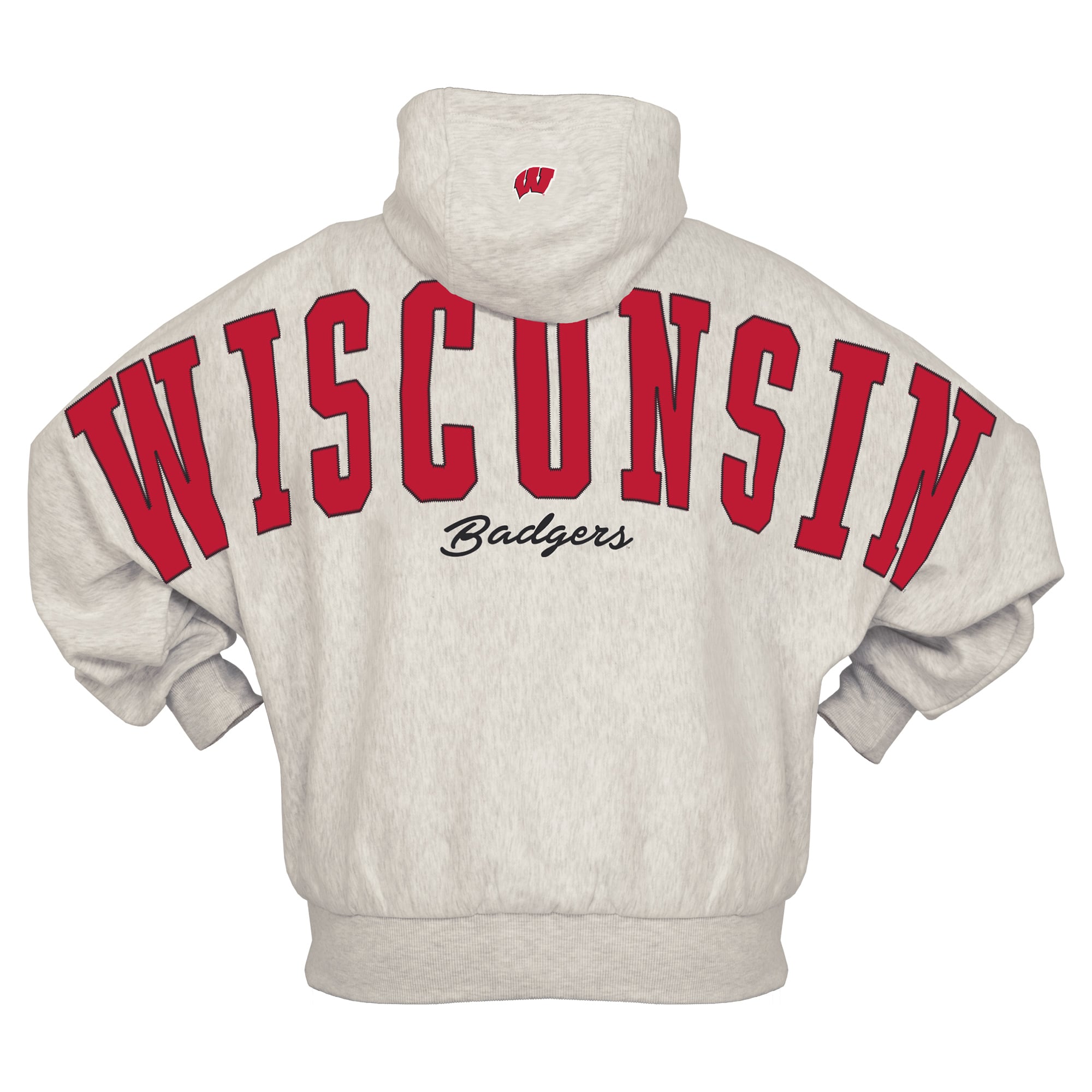Sweat à capuche oversize gris Pressbox pour femmes