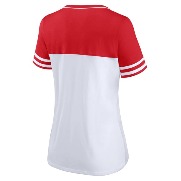Women's Wisconsin Badgers Color Block 3/4 Sleeve Shirt – Brand New, Sizes S/M/L – Officially Licensed