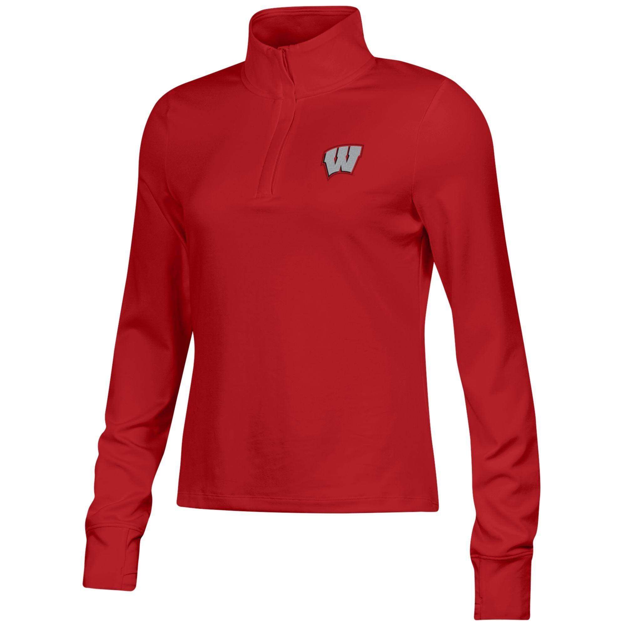 Women's Under Armour Red Wisconsin Badgers 2026 Lambeau Field Collection Motion Quarter-Zip Top