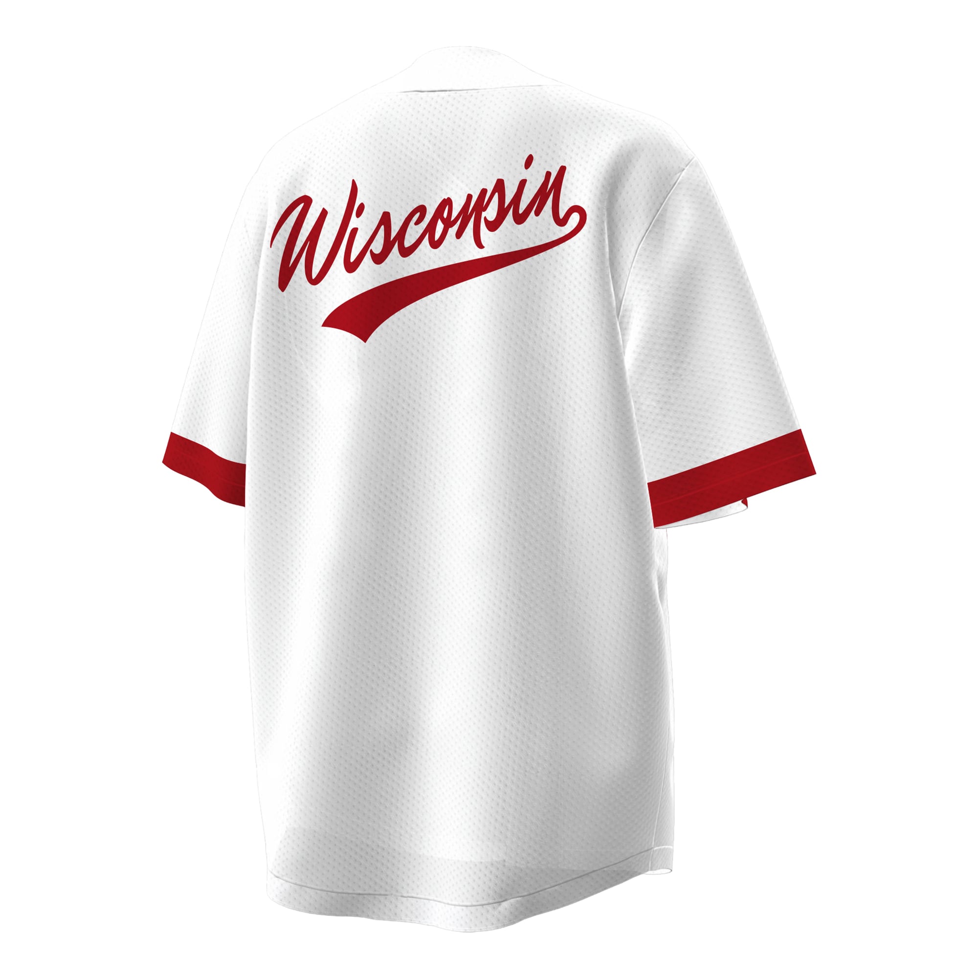 Maillot de baseball Under Armour blanc pour femmes des Wisconsin Badgers