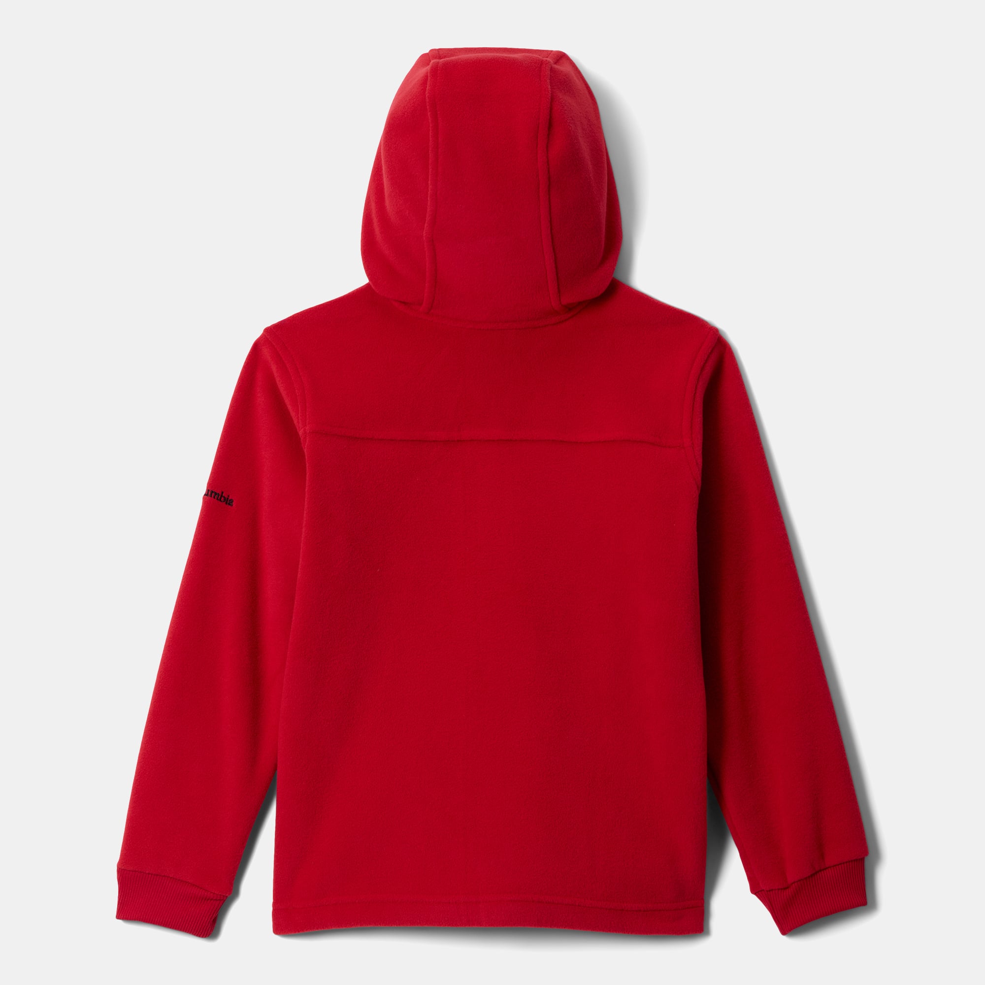 Sweat à capuche zippé en polaire Columbia rouge Wisconsin Badgers pour jeunes
