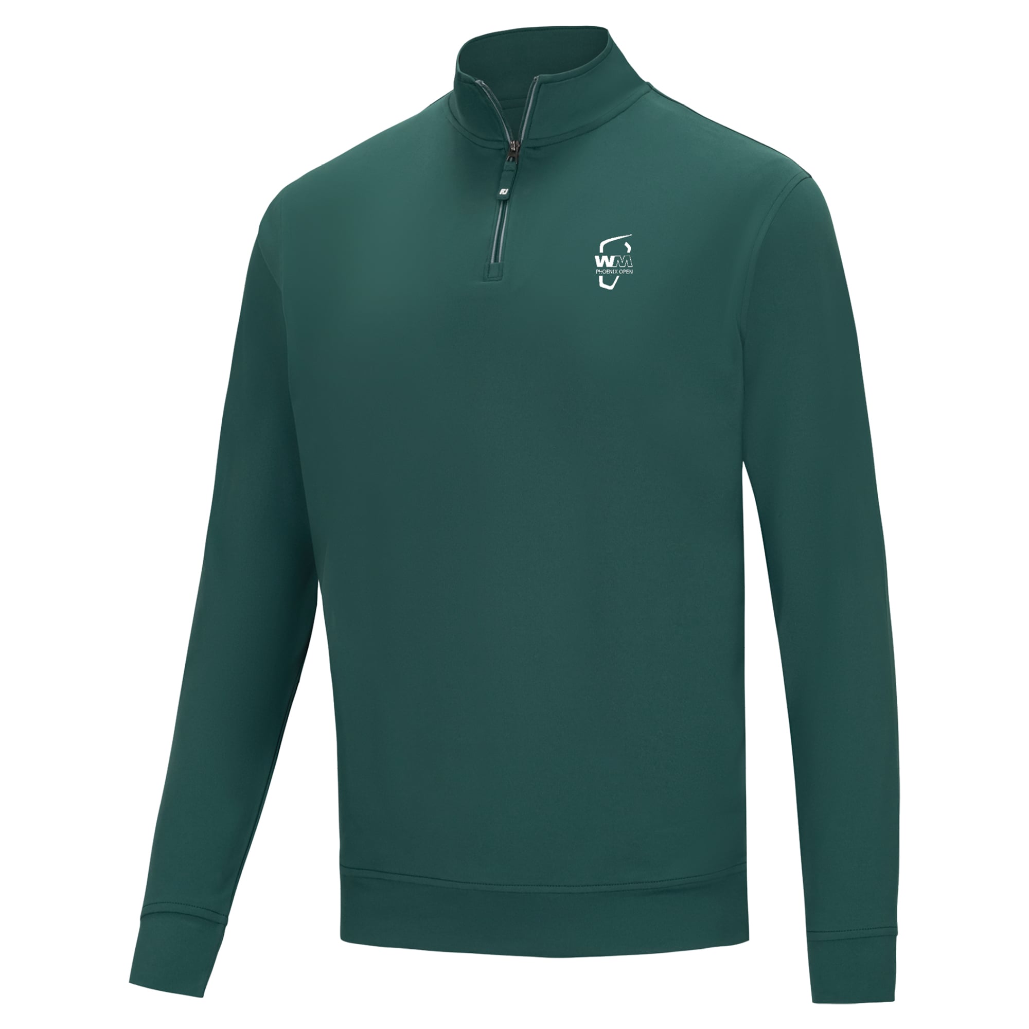 Men's FootJoy Hunter Green WM Phoenix Open Approach Quarter-Zip Pro-Dry Pullover