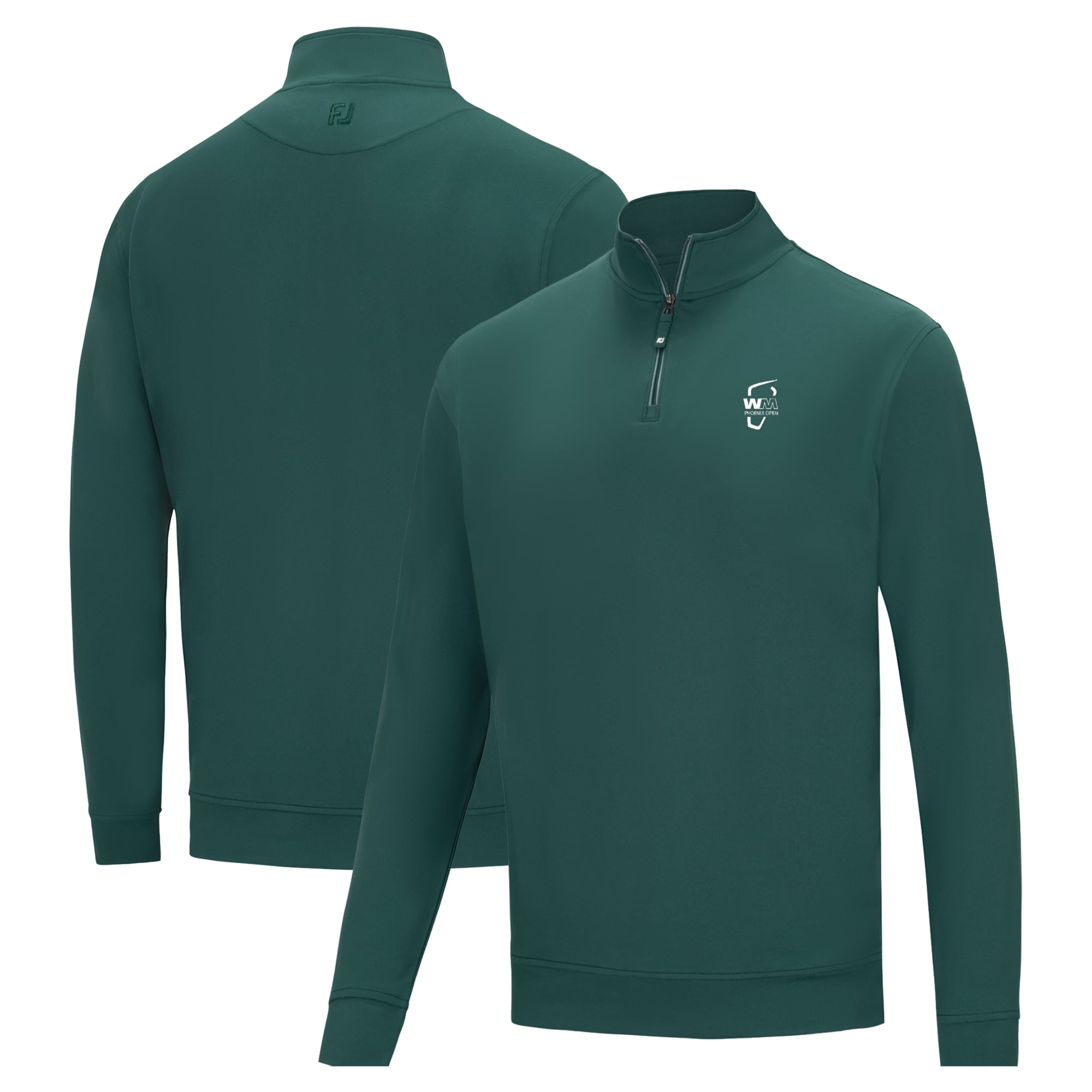 Men's FootJoy Hunter Green WM Phoenix Open Approach Quarter-Zip Pro-Dry Pullover