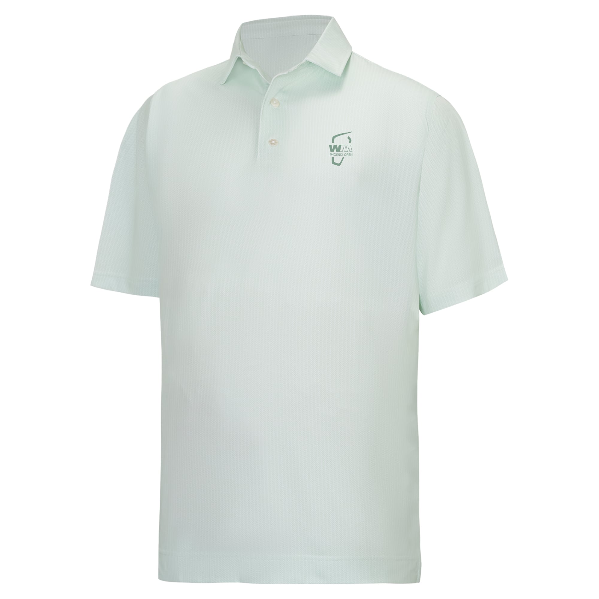 Men's FootJoy  Light Green WM Phoenix Open Tee Time Lisle ProDry Polo