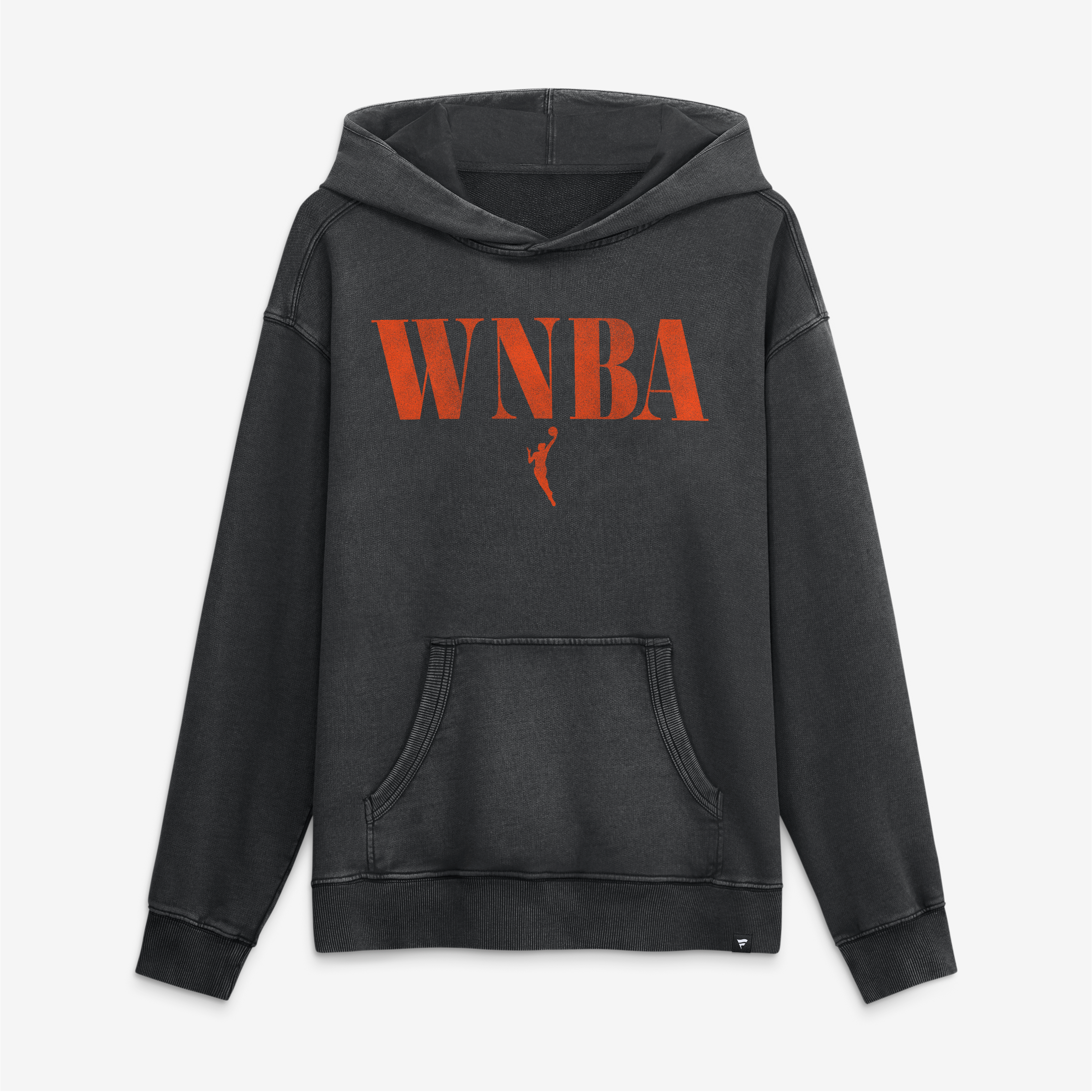 Men's Fanatics Black WNBA Relaxed Washed Hoodie