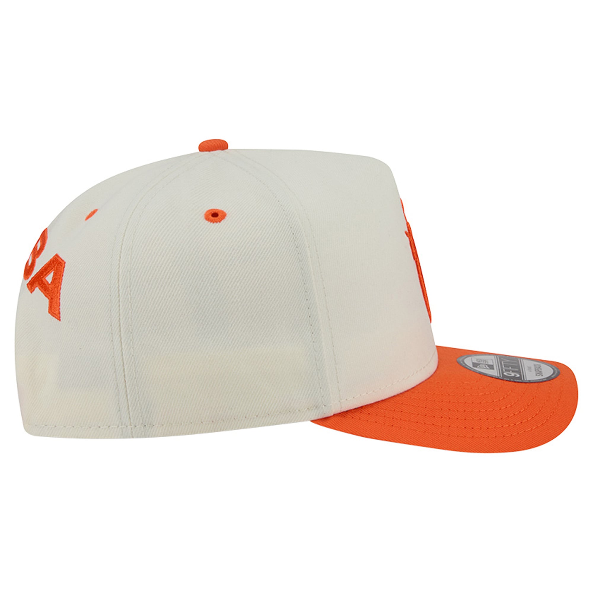 Men's New Era Cream WNBA Gear Wordmark 9FIFTY A-Frame Snapback Hat