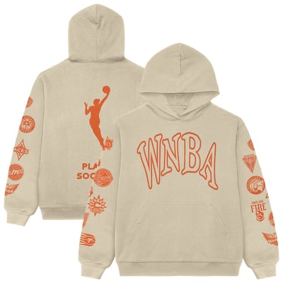 WNBA Playa Society Unisex All League Hoodie - Cream
