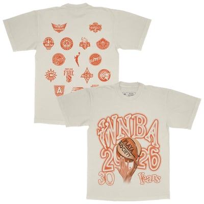 WNBA Playa Society Unisex Graphic T-Shirt - Cream