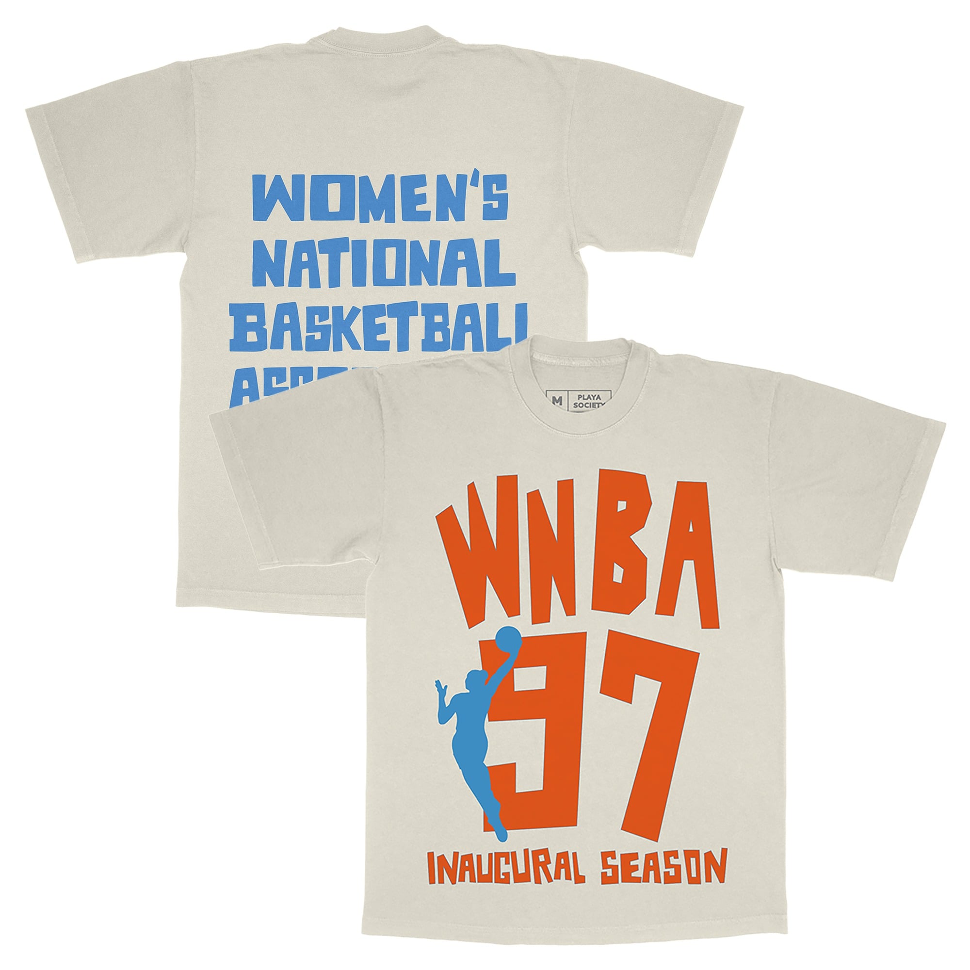 T-shirt unisexe Playa Society Oatmeal WNBA Est