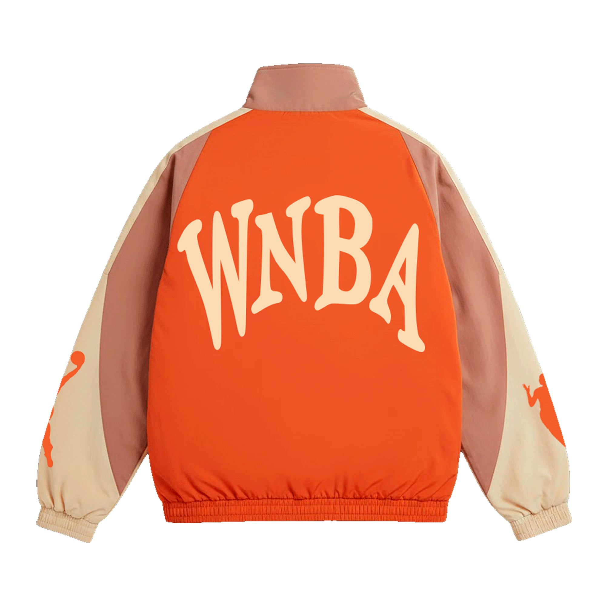 Unisex Playa Society Orange WNBA Full-Zip Track Jacket