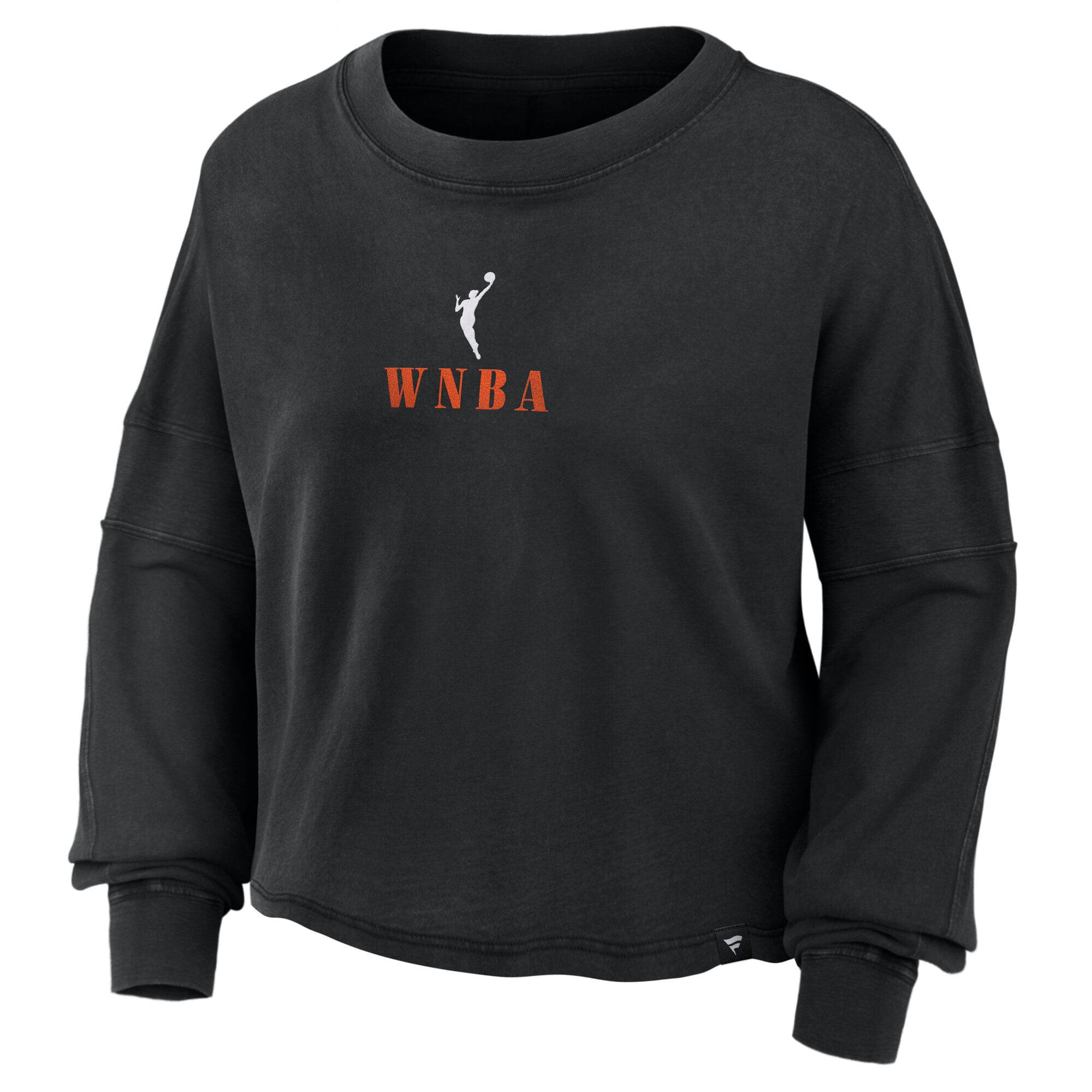 Haut oversize à manches longues Fanatics noir WNBA Gear pour femme