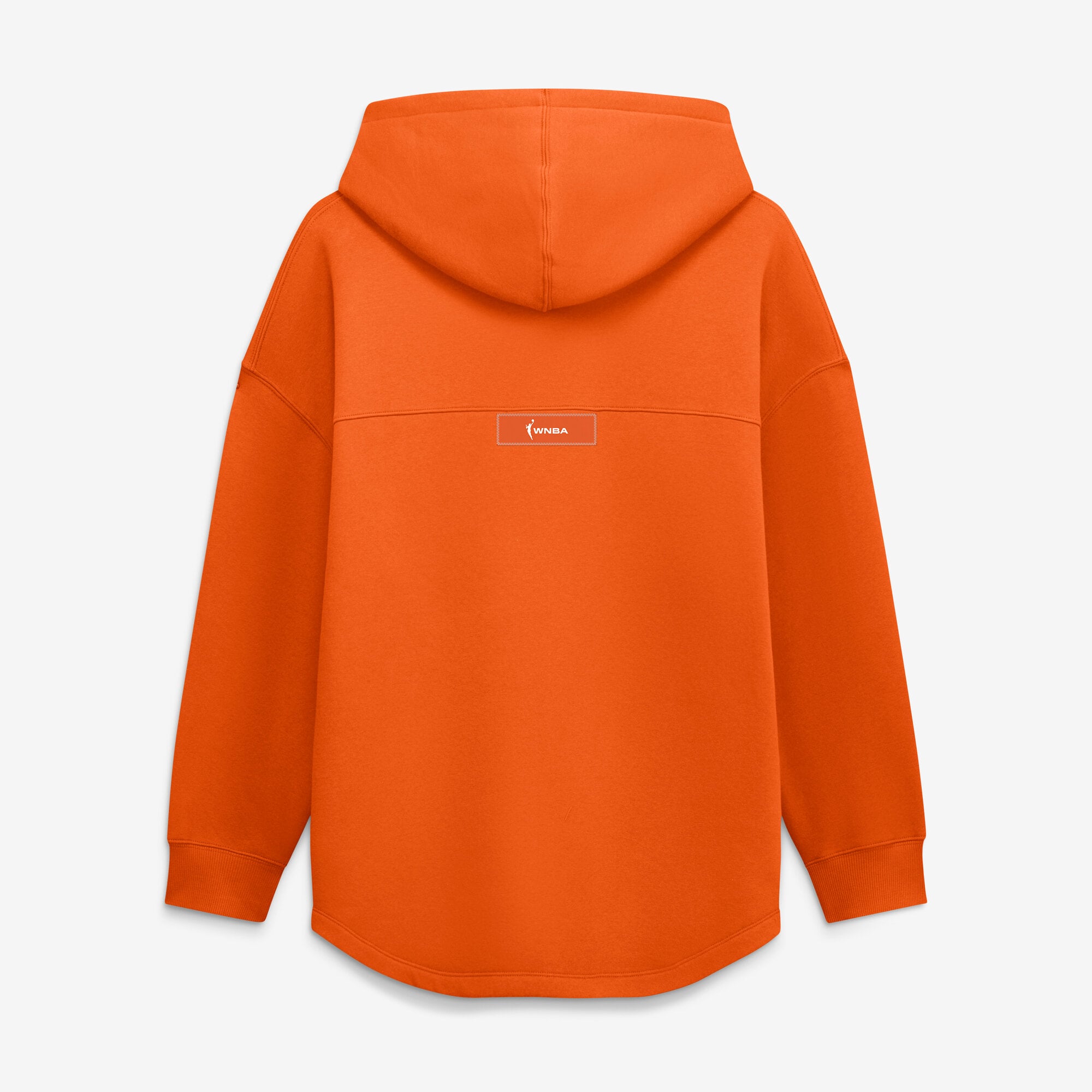 Sweat à capuche tunique oversize en polaire orange WNBA pour femme (Fanatics)